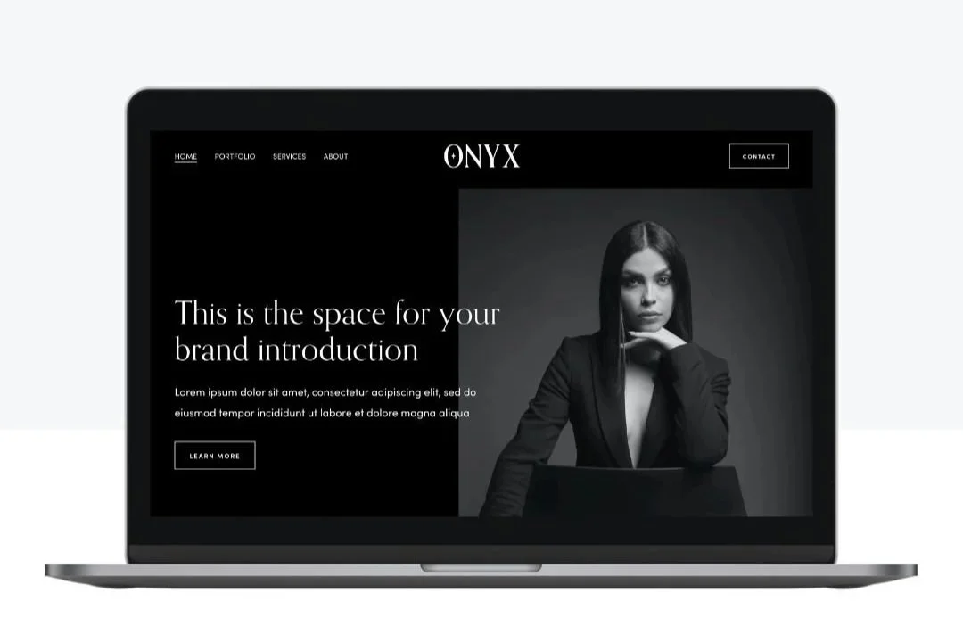 Onyx Squarespace Template