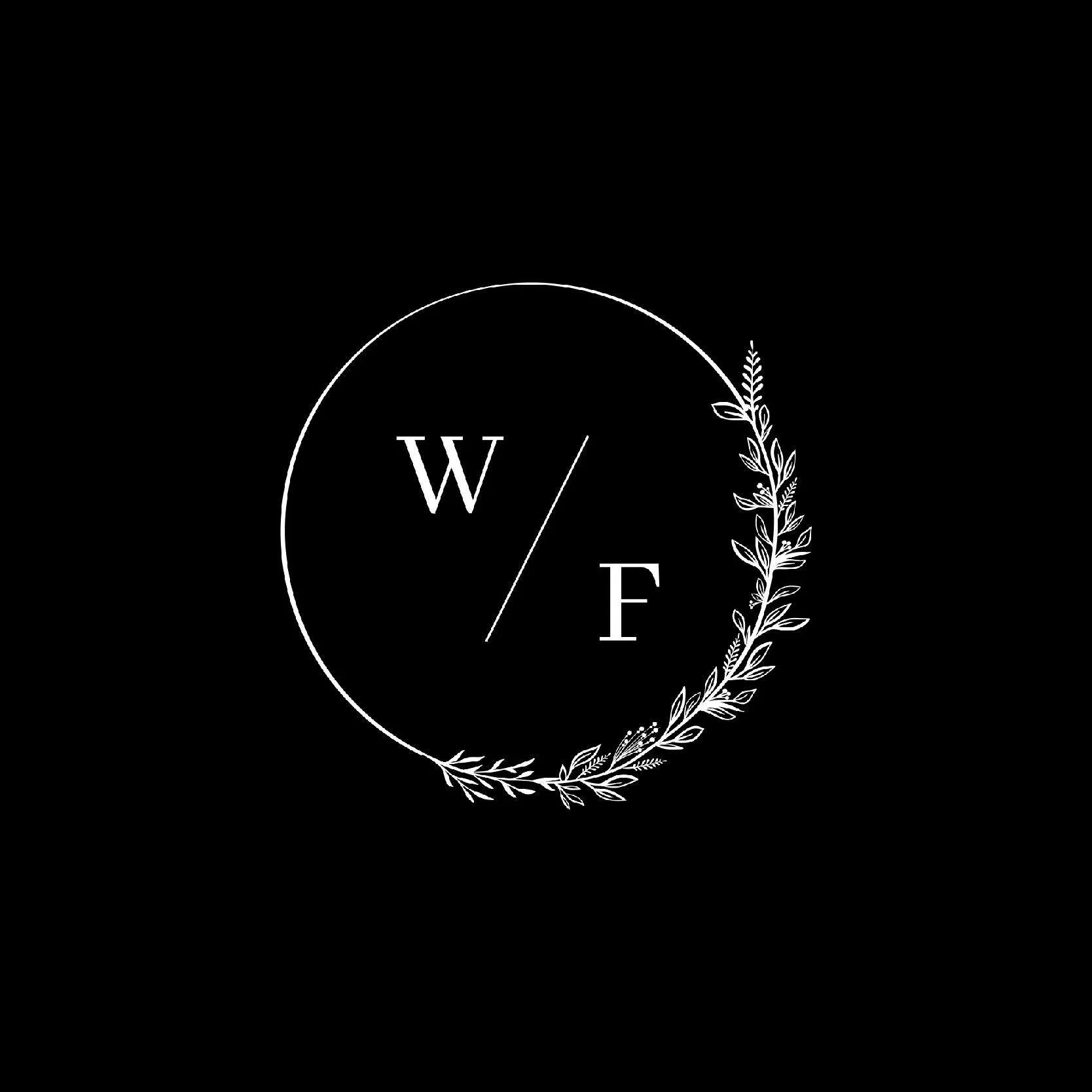 Logo in black of Wild Fern Photography