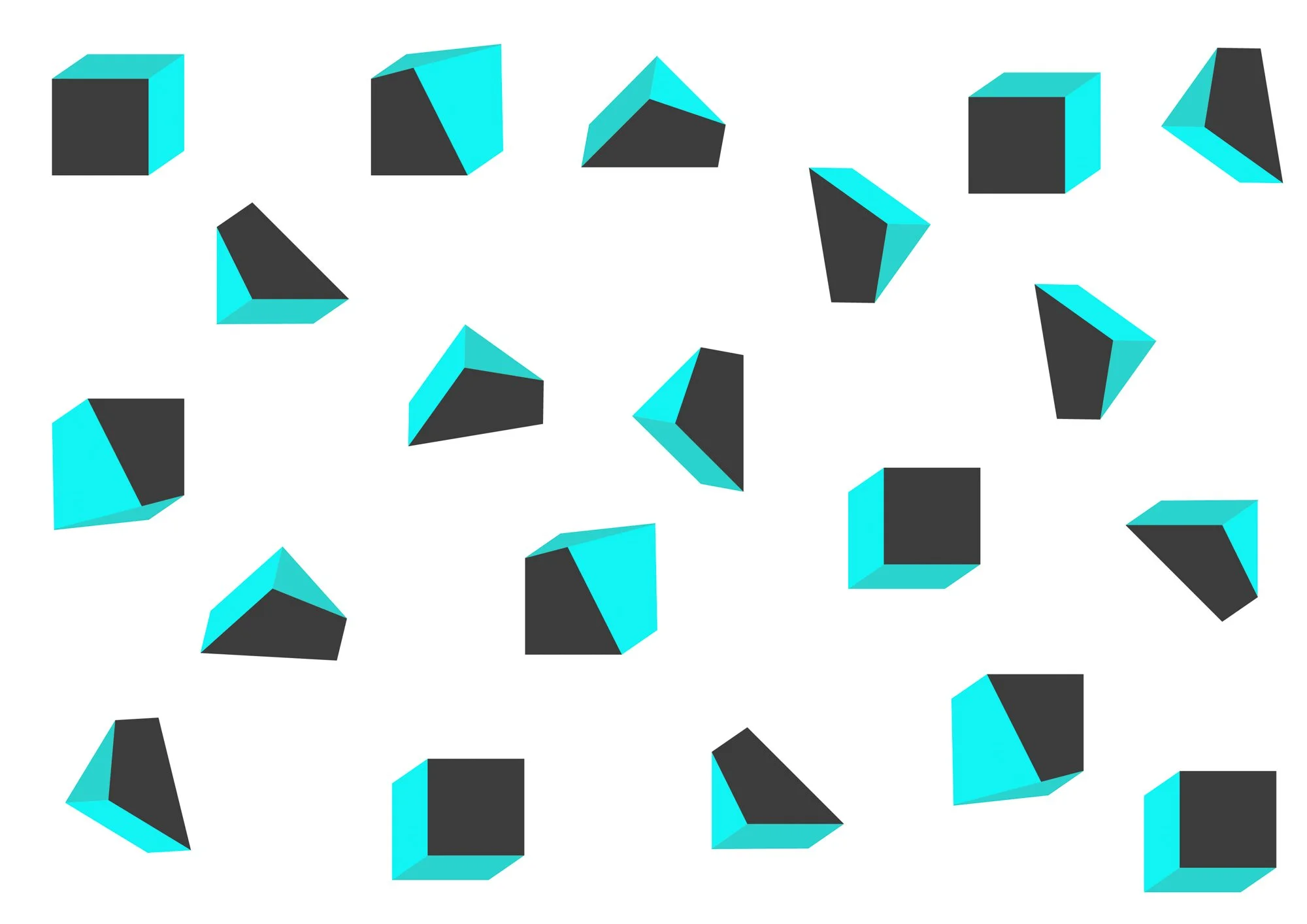 Decentro logo pattern blue and black