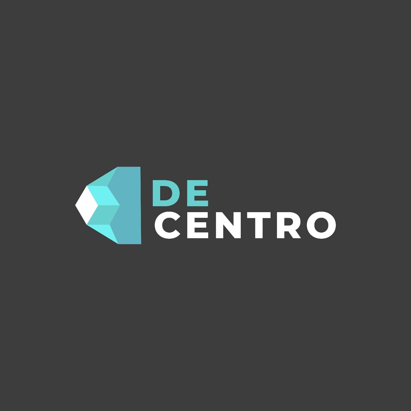 Black logo for Decentro