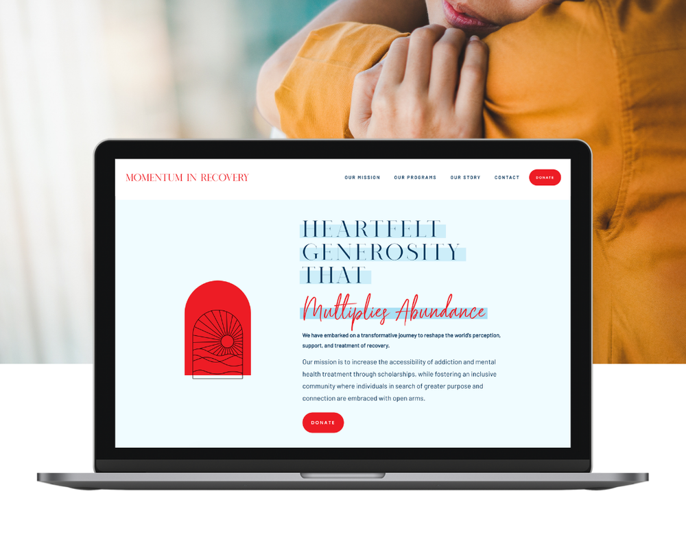Fresh, modern and community-focused website design example