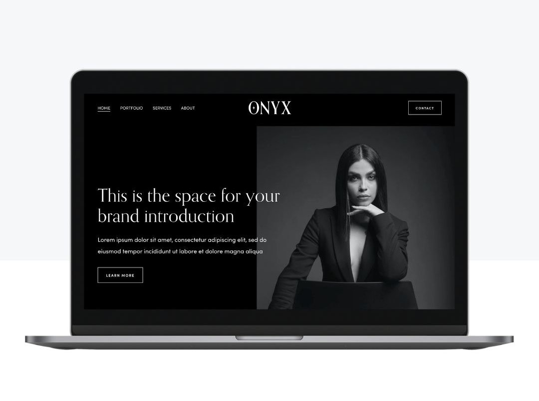Onyx Squarespace Template