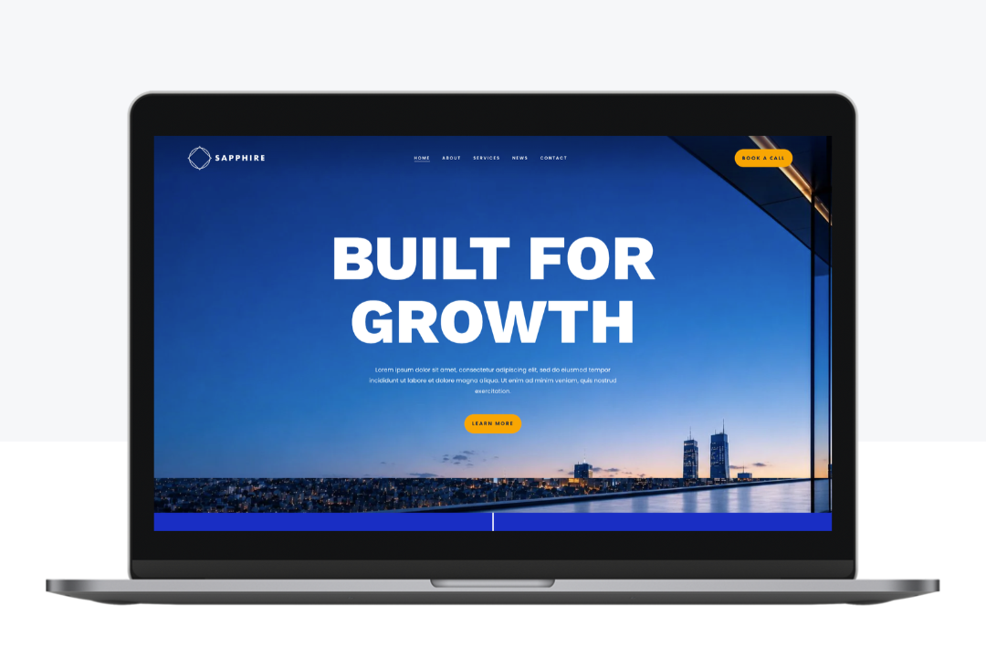 Sapphire Squarespace Template