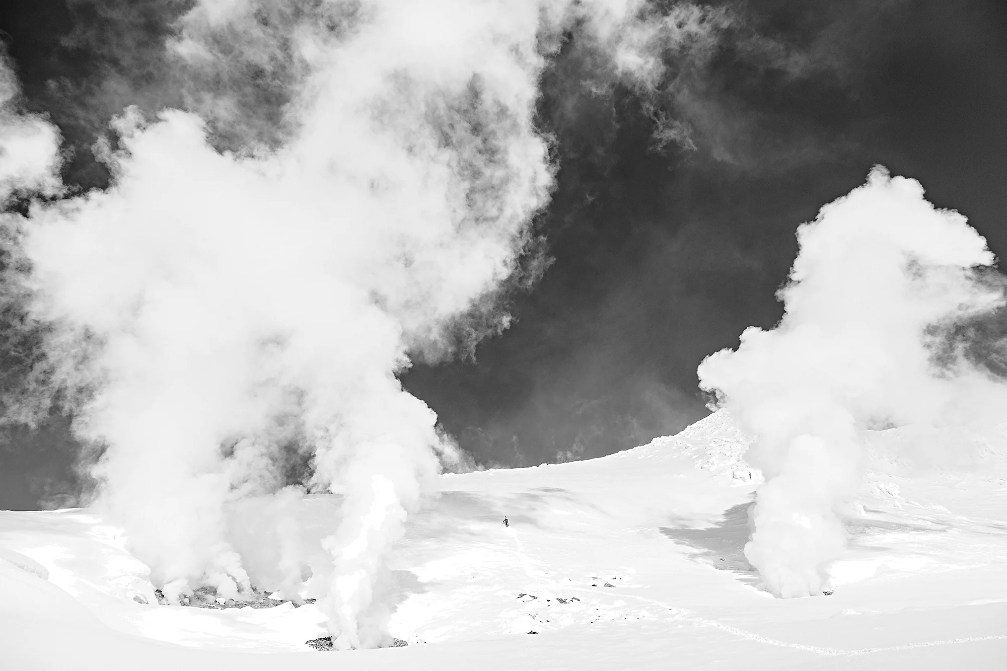 Hiking through the fumes