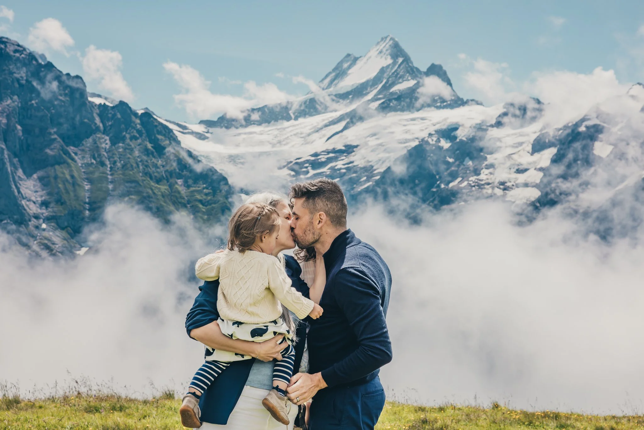 Family photoshoot in Grindelwald Switzerland