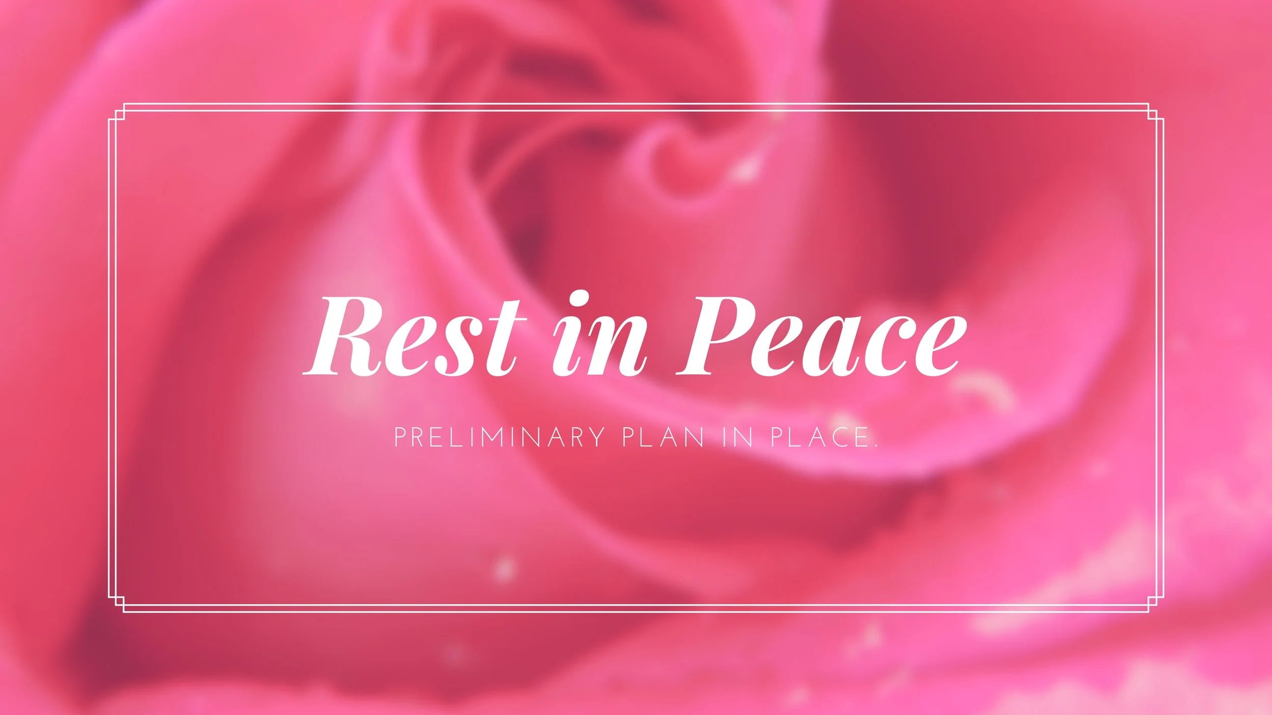 Rest in Peace Parting Gift Package