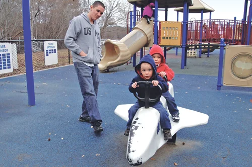 The right surface can make playground play safer. Photo courtesy of Randy Gaddo