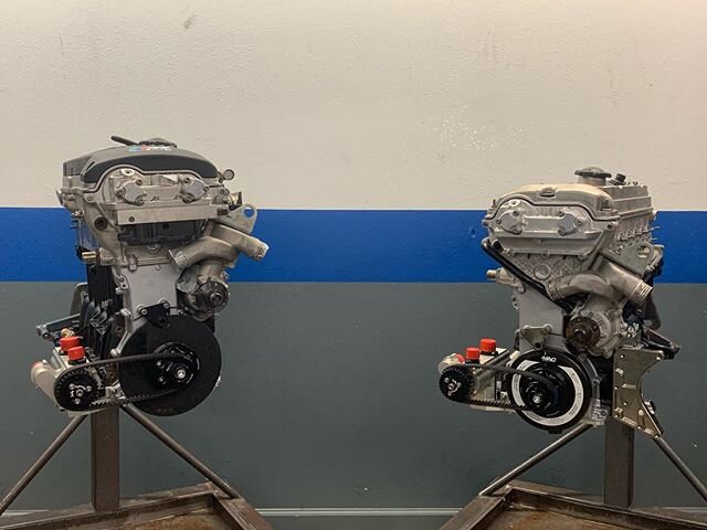 A pair of BMW S54&rsquo;s ready to head out the door.

#rfengines #bmw #bimmer #bimmerlife #e46m3 #e46 #m3 #m3s54 #drysump #daileyengineering #arpbolts #mahle #carrillo #vacmotorsports