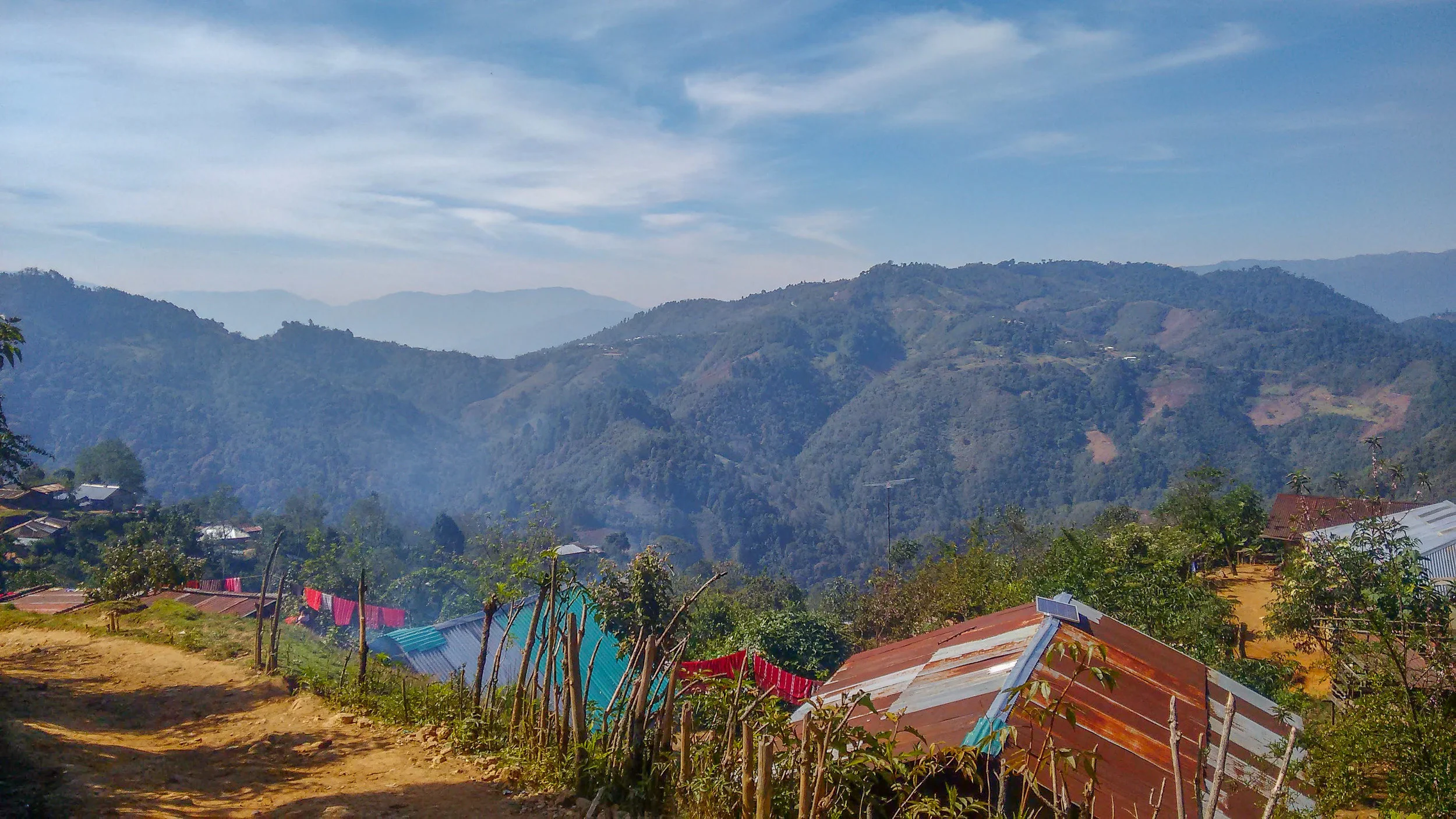 Hills Surrounding Town