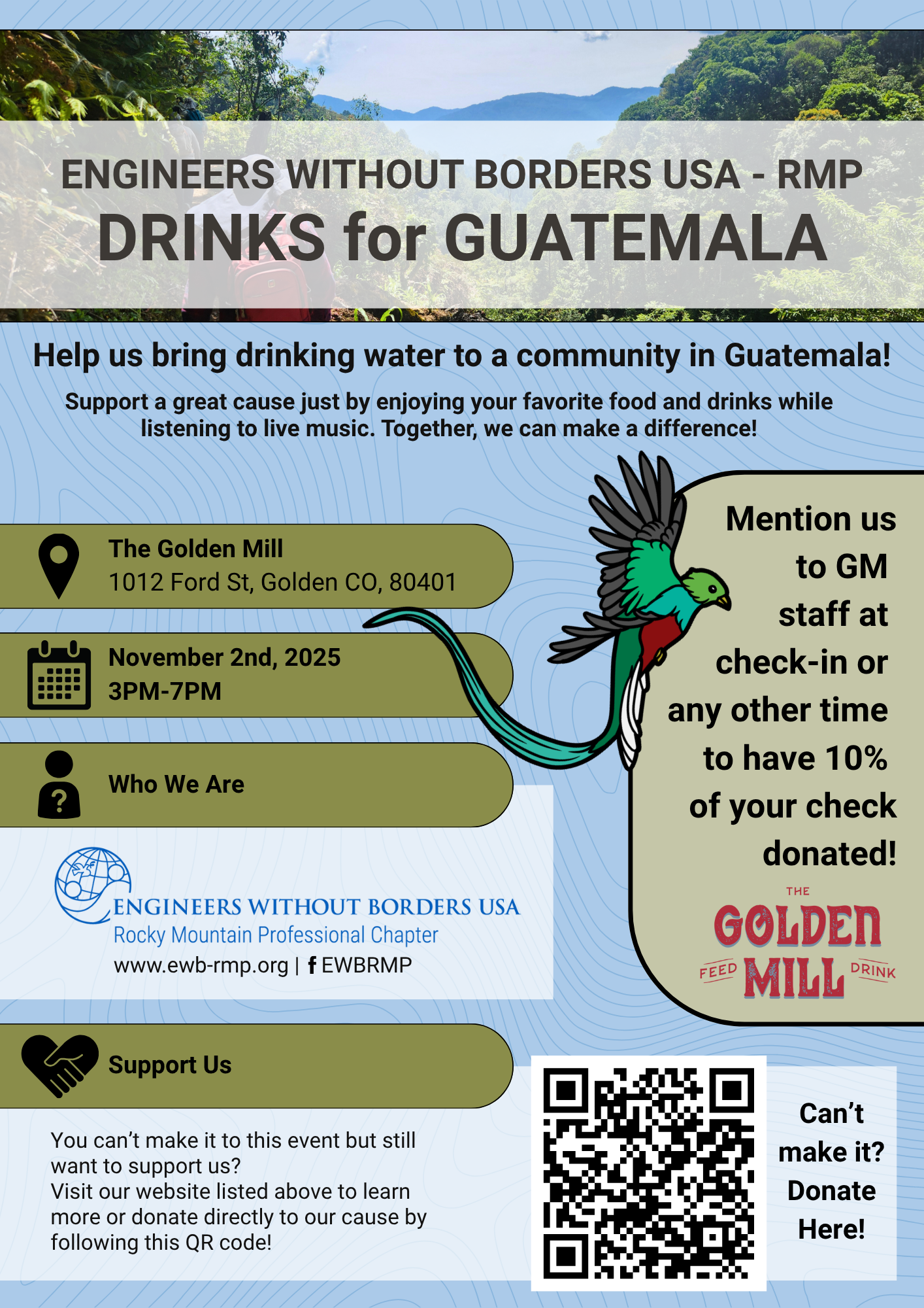 Drinks for Guatemala Fundraiser