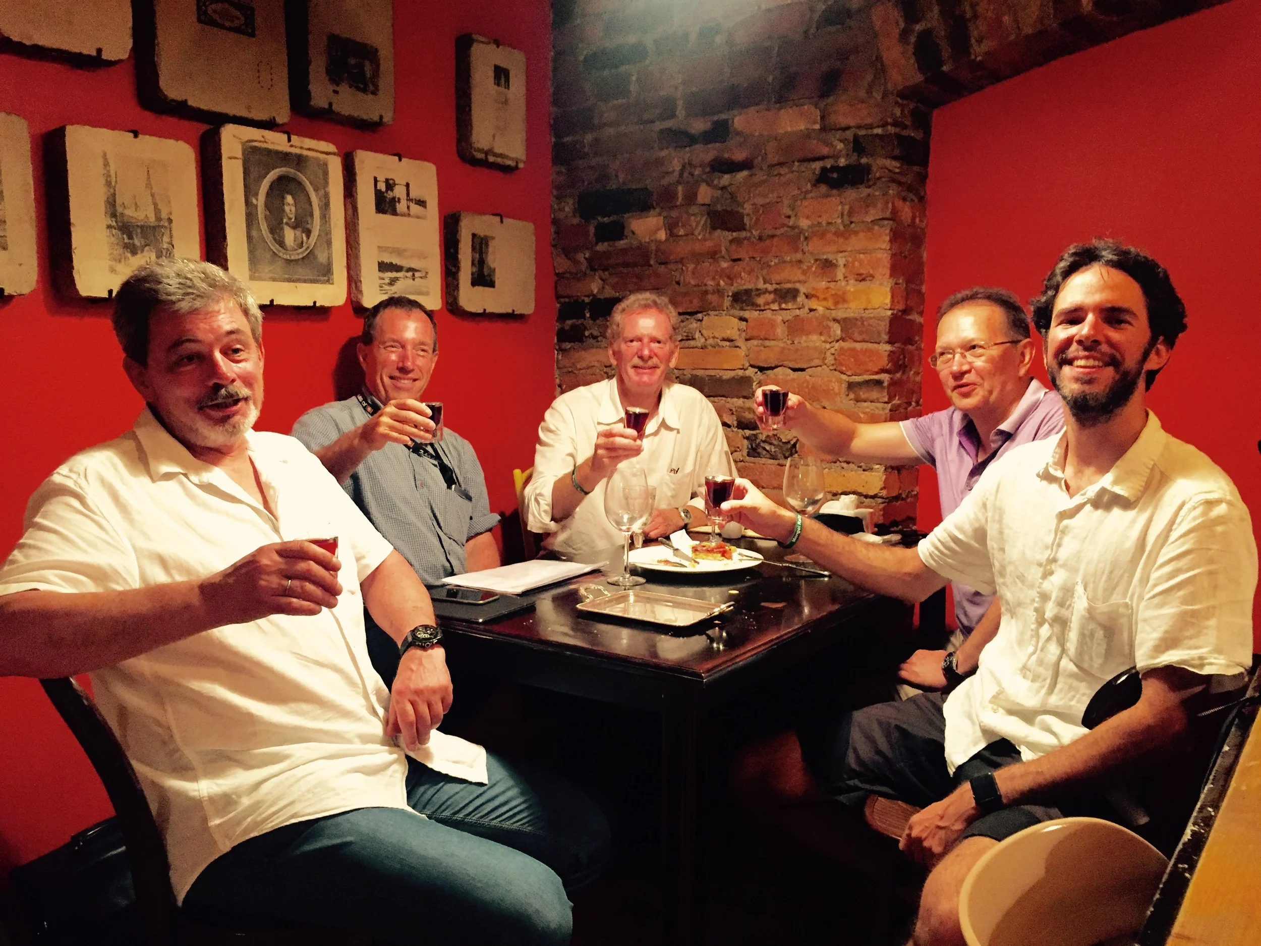 Misha, Dietrich, Gerard, Pavel, Blogger