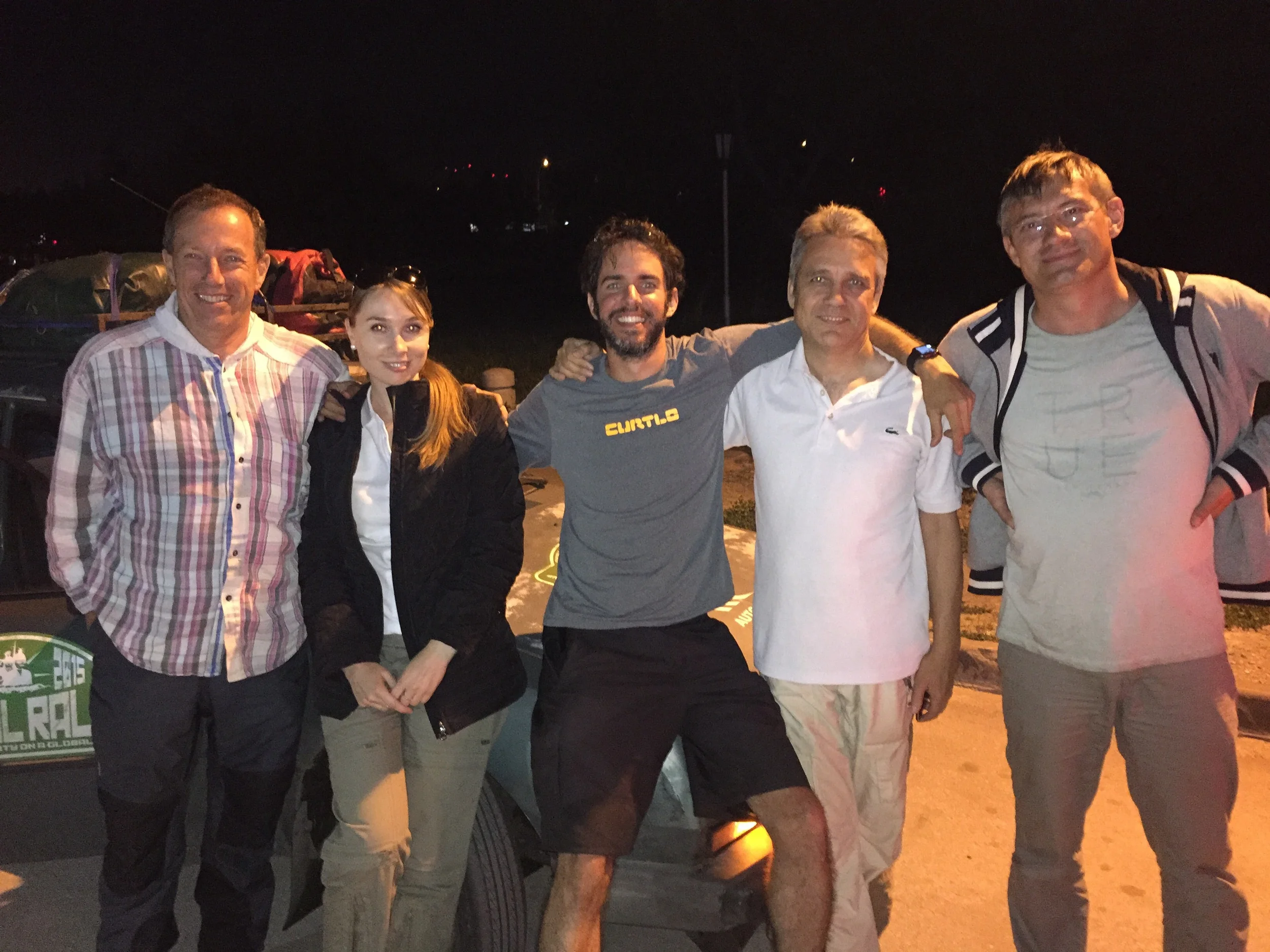 Toda a turma reunida para nossa despedida