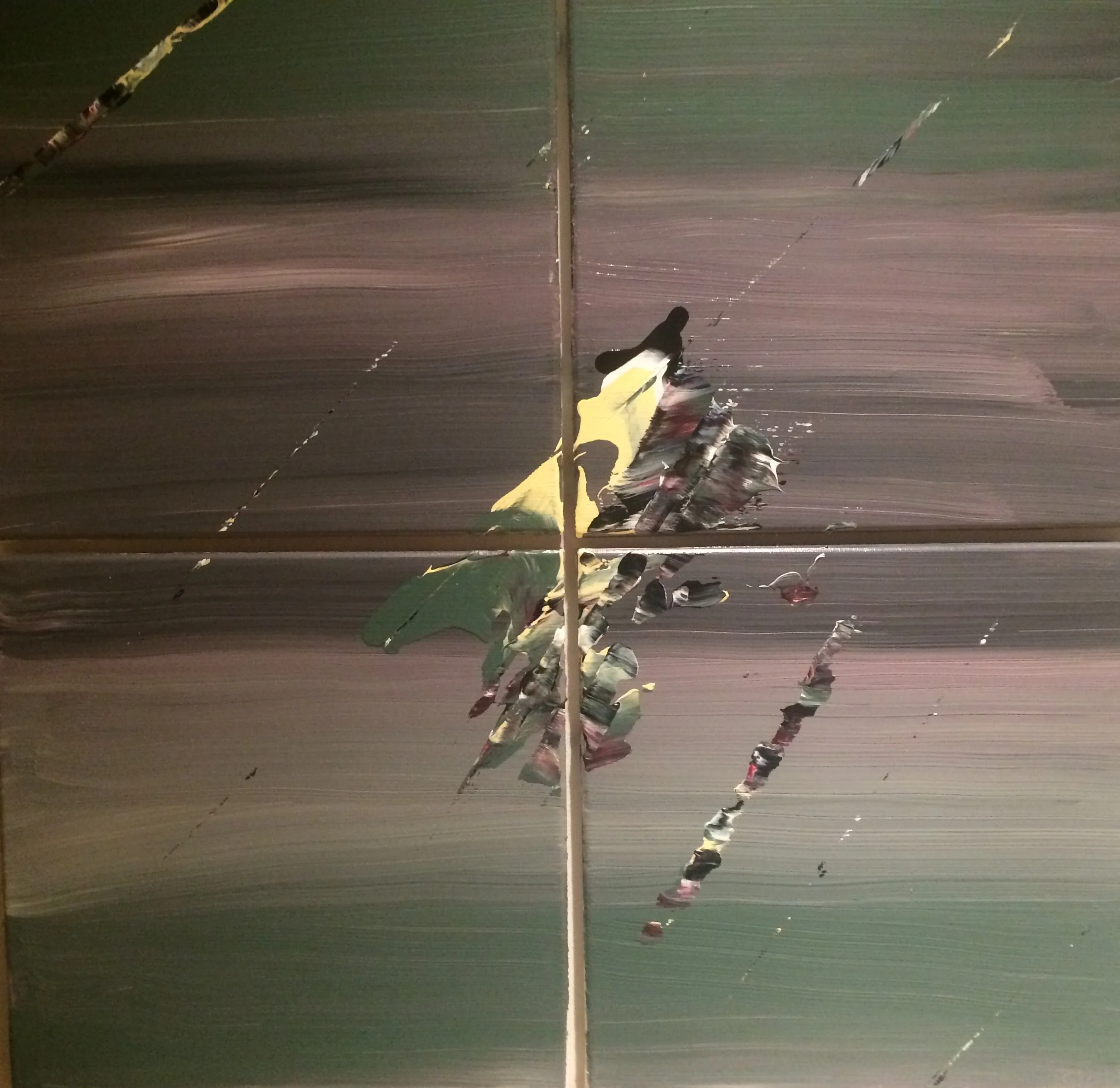 "flight" 24 x 24 (12 x 12 x 4pcs) acrylic on canvas