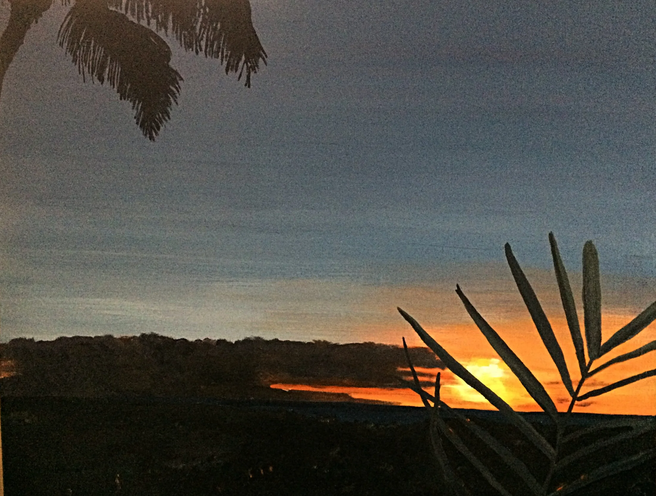 "Hawaii" 24 x 30 acrylic on canvas 