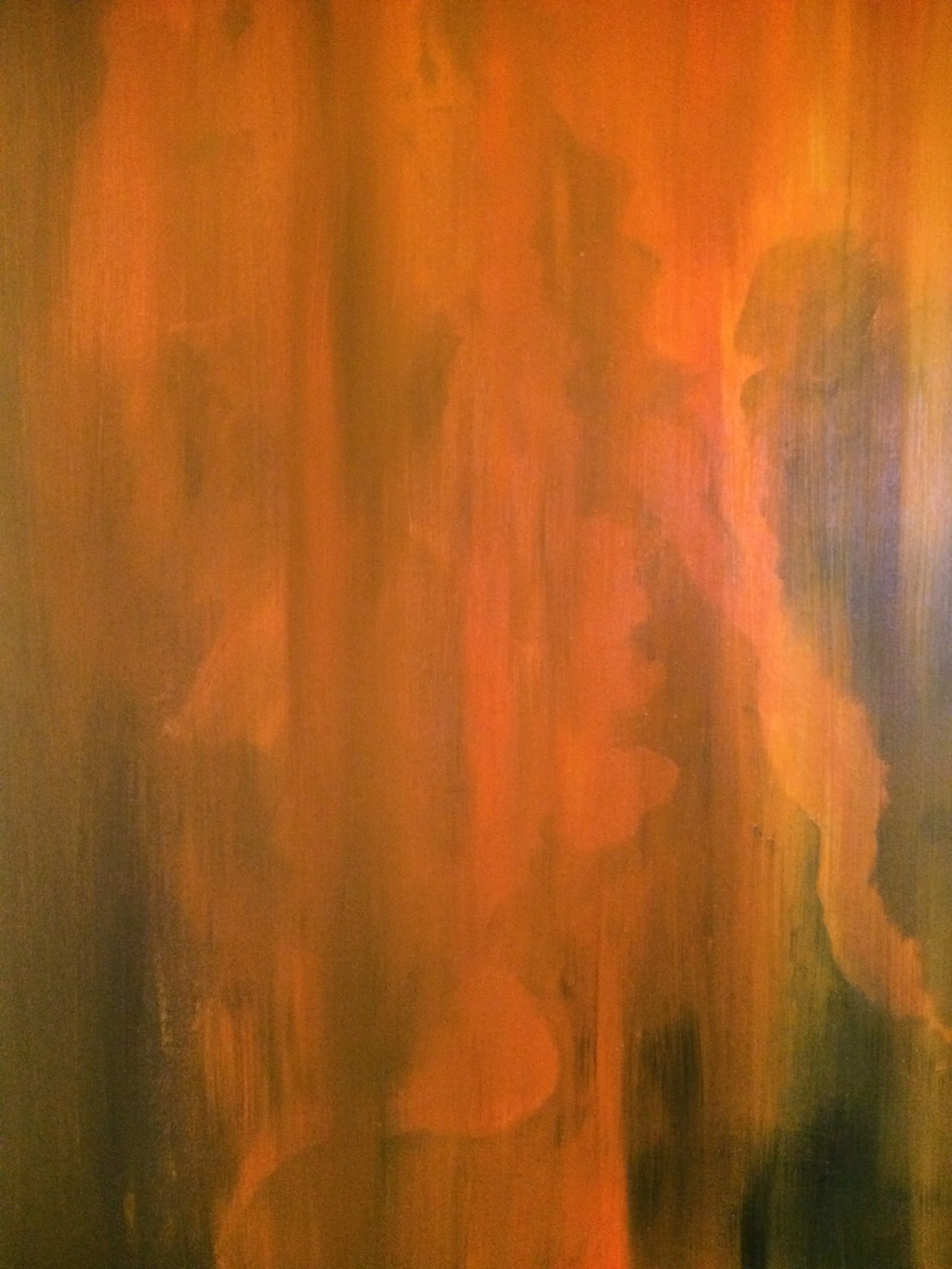"fire mist"  24 x 36, acrylic on canvas 