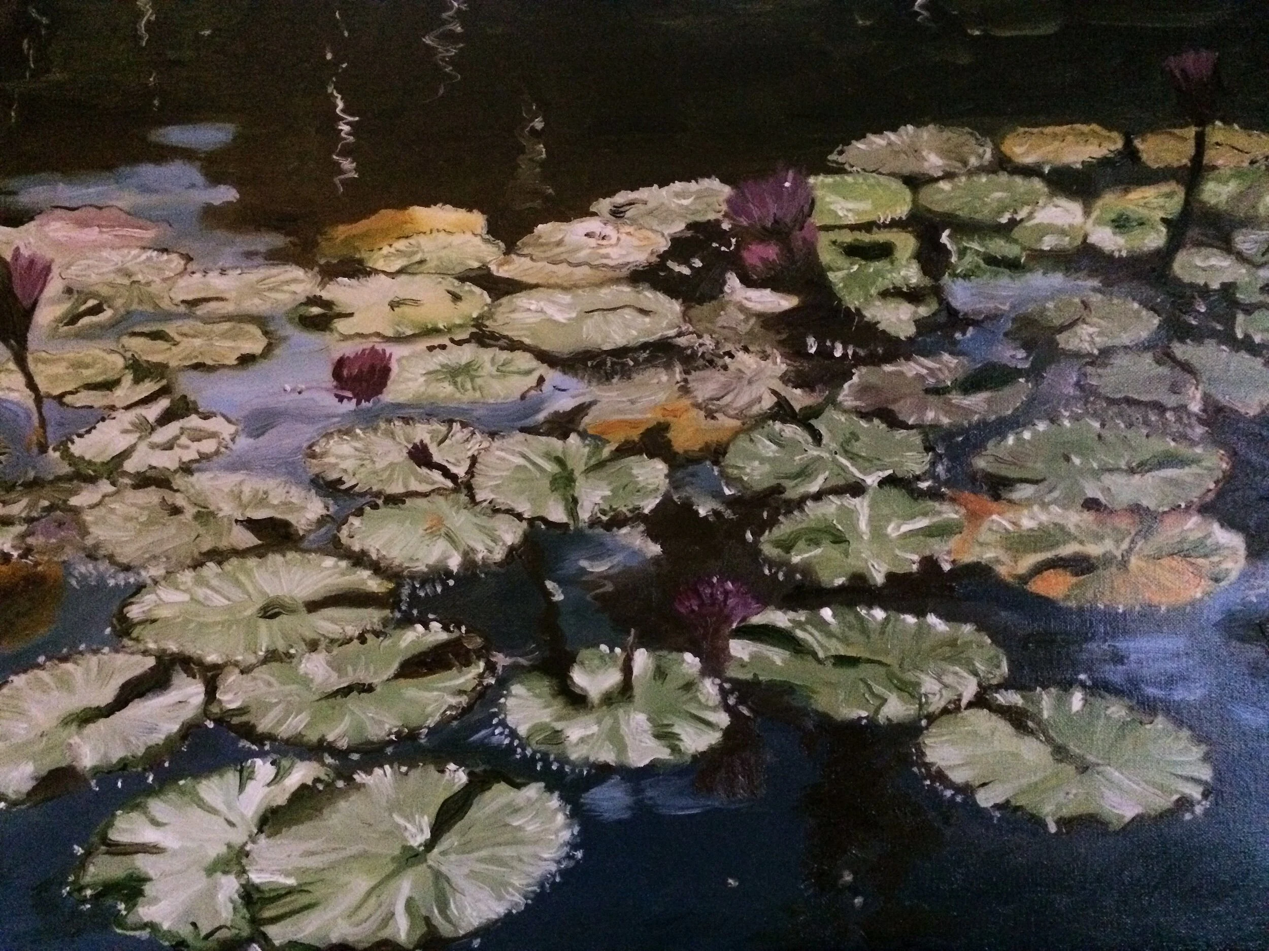 "serenity" 18 x 24, oil on canvas, framed