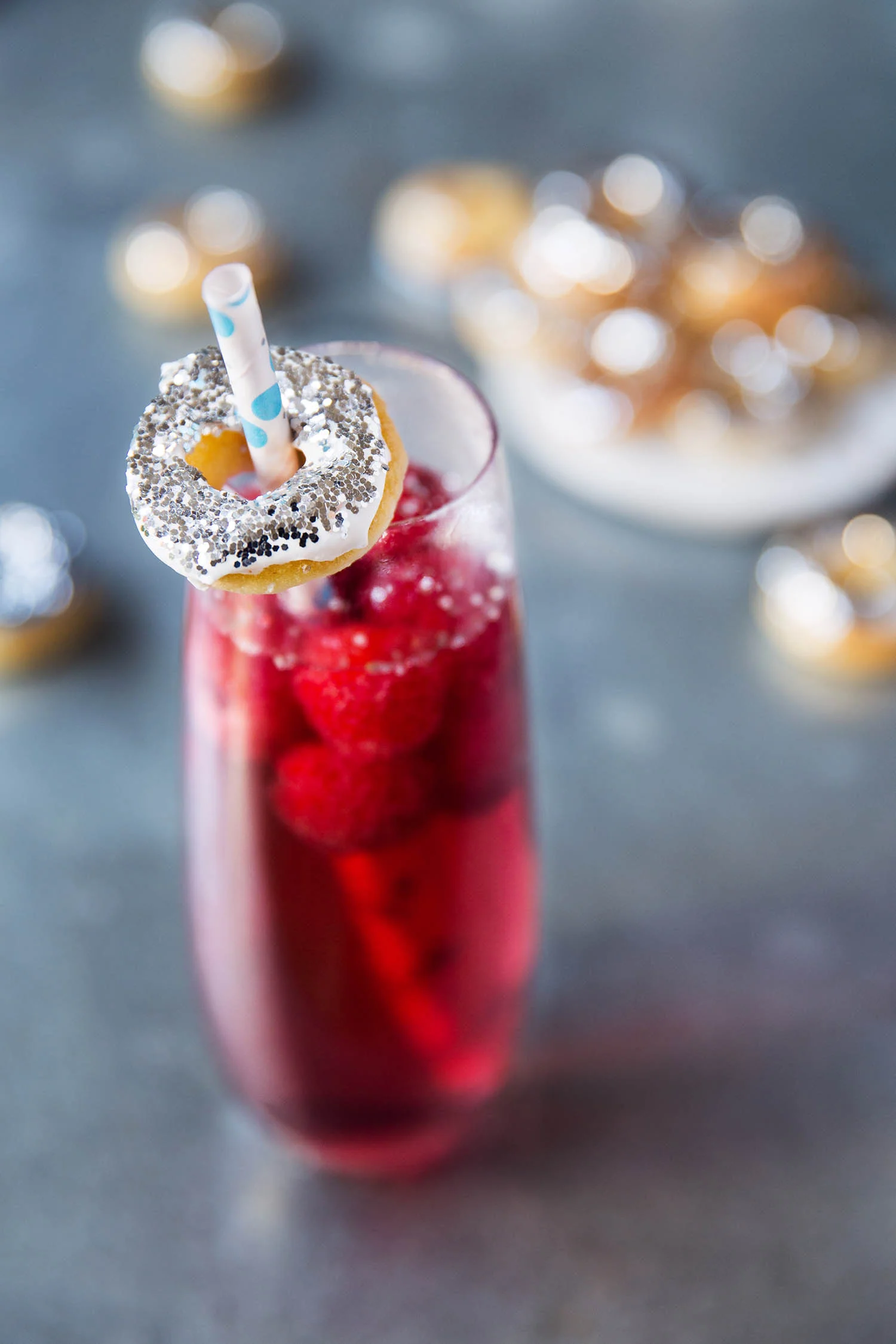 Glitter mini doughnuts