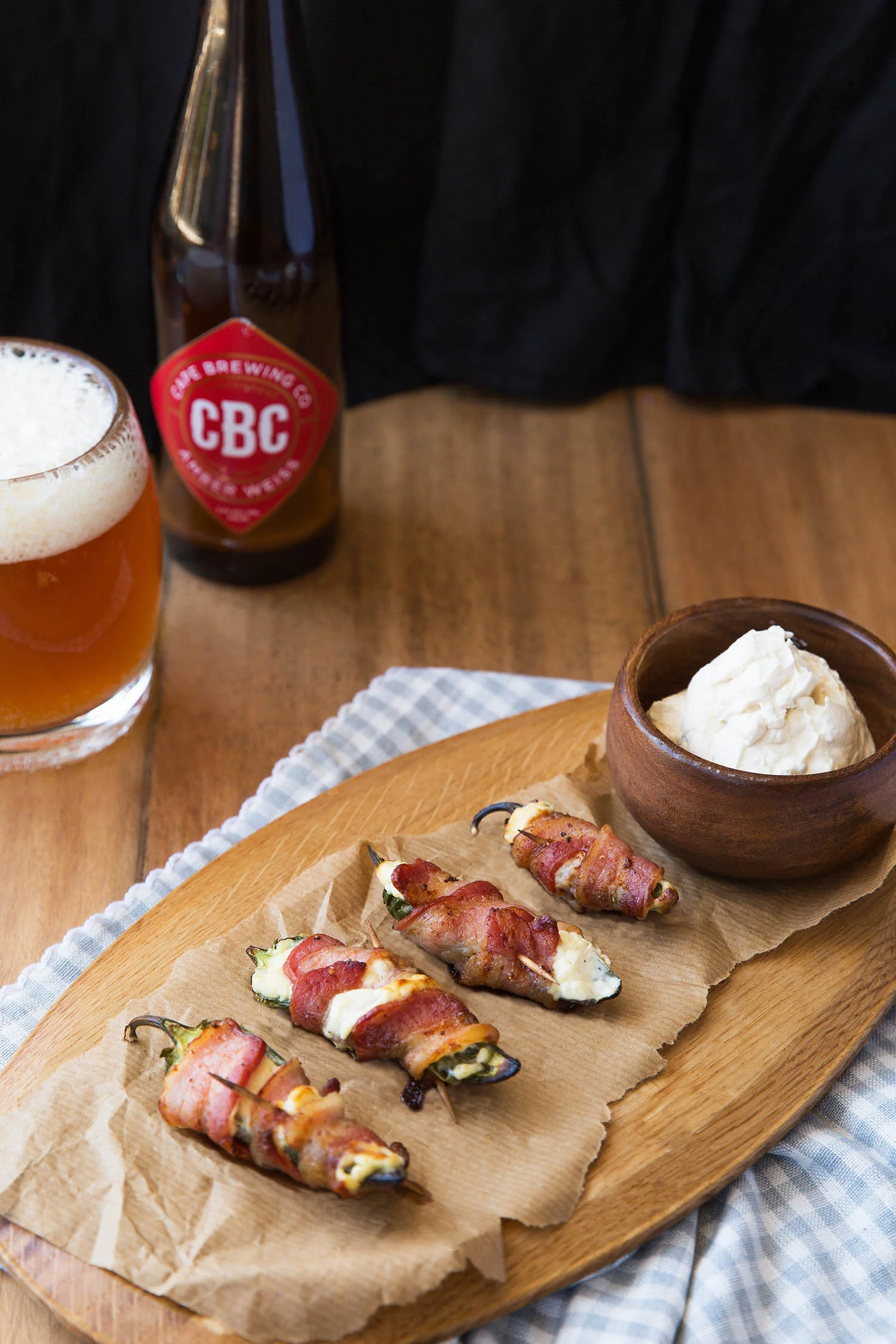 Cream cheese and bacon Jalapeños