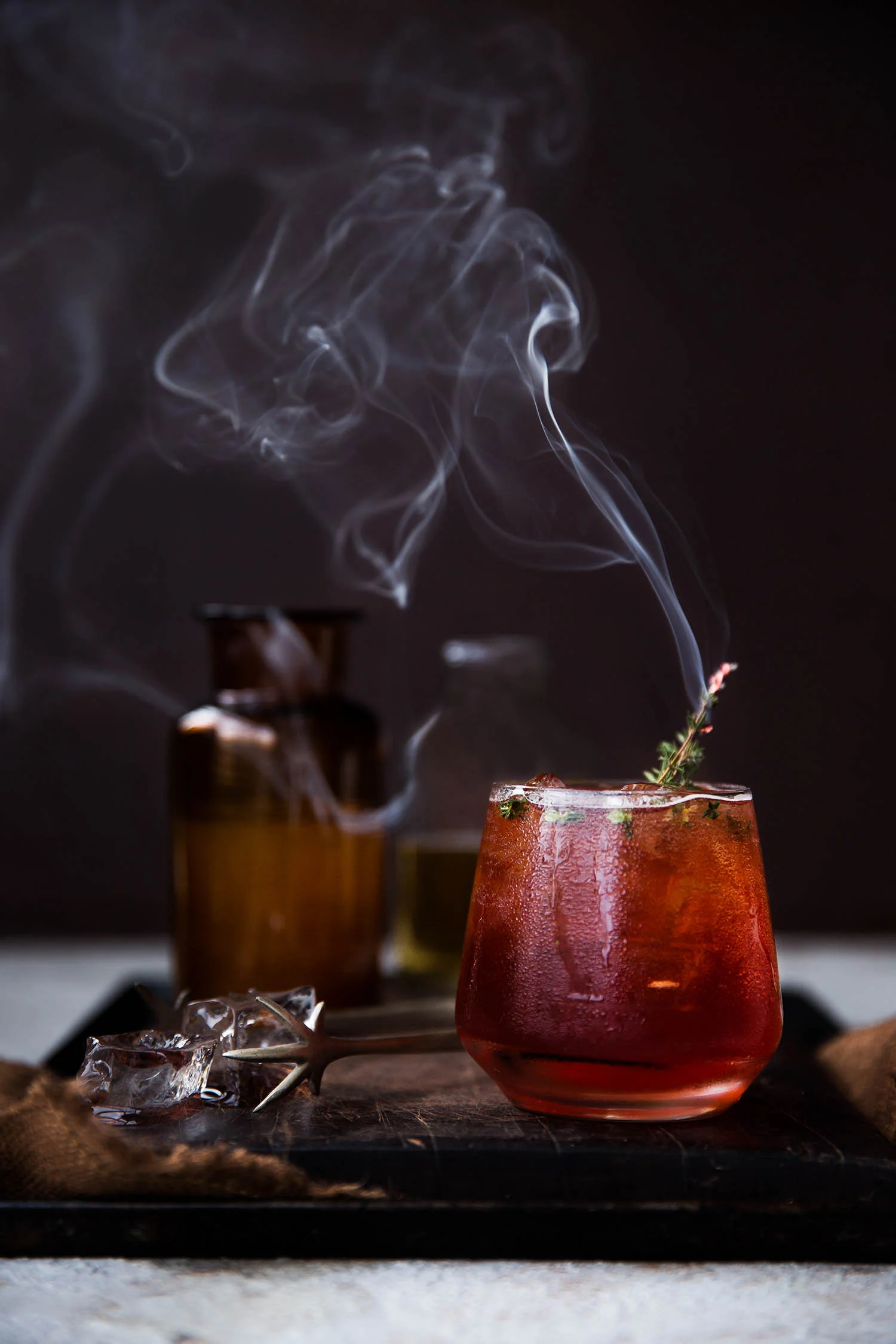 Bitter Brandy with ice