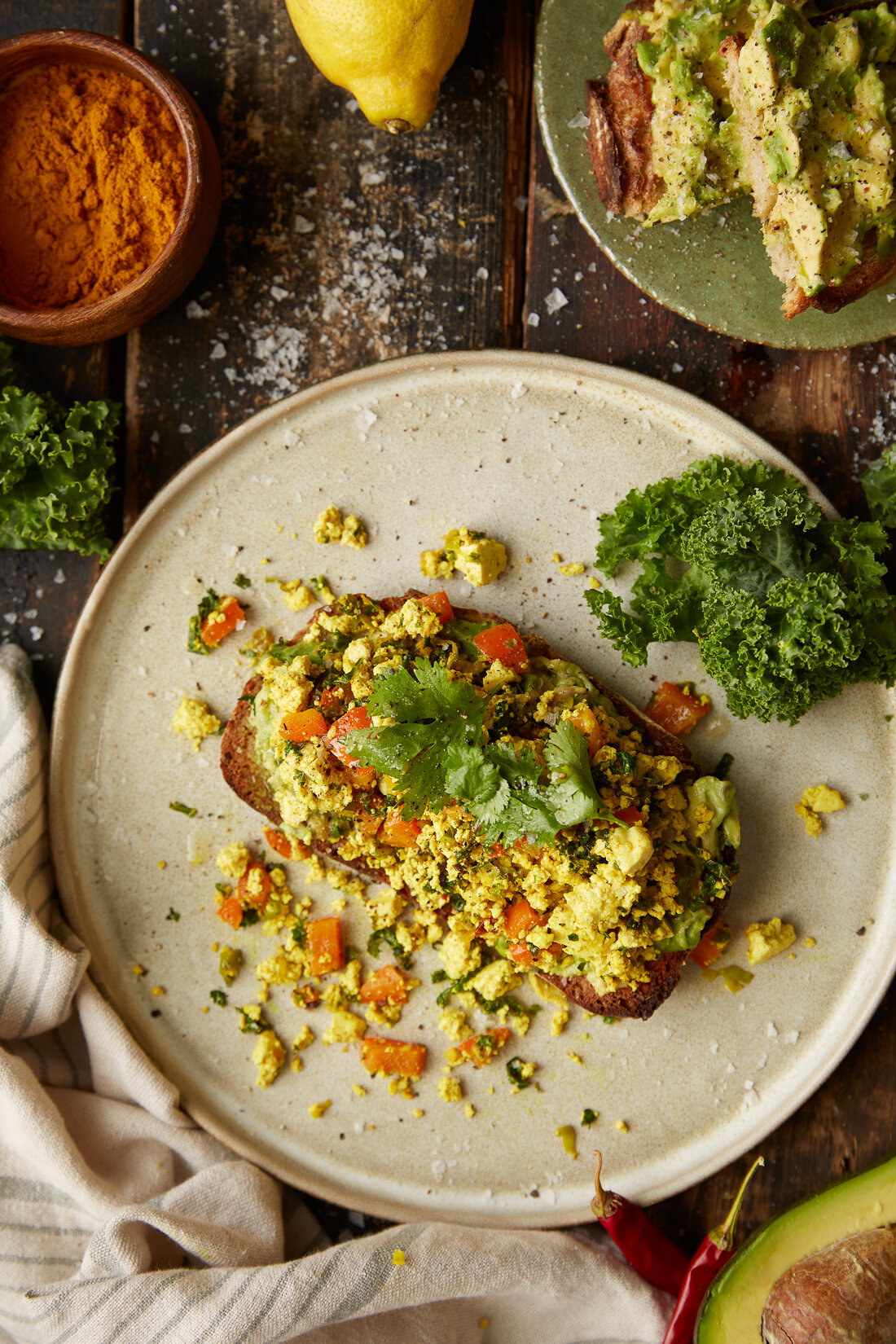 Quick and easy tofu scramble