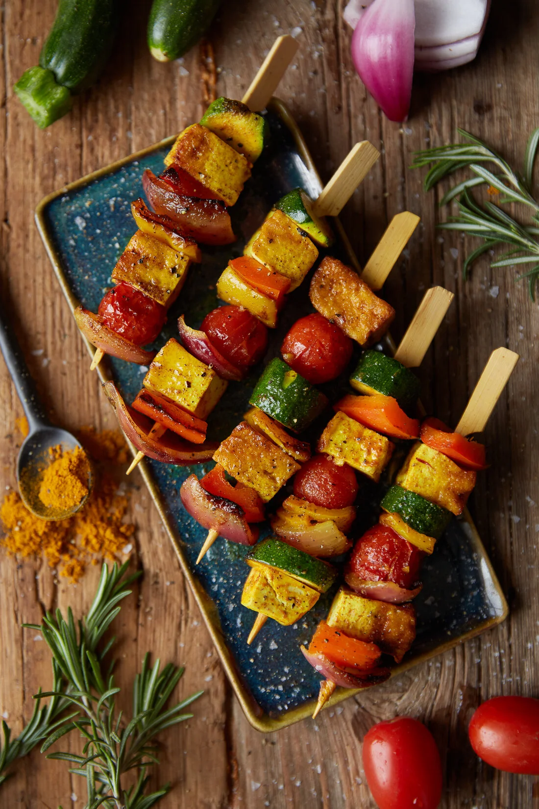 Quick and easy tofu kebabs