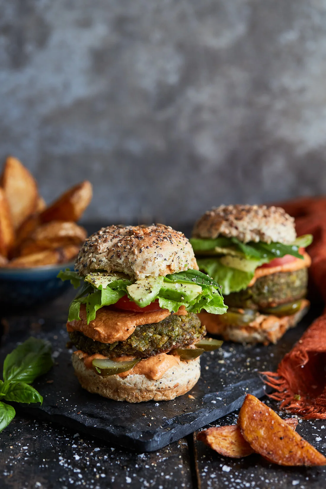 Ultimate veggie burger & fries