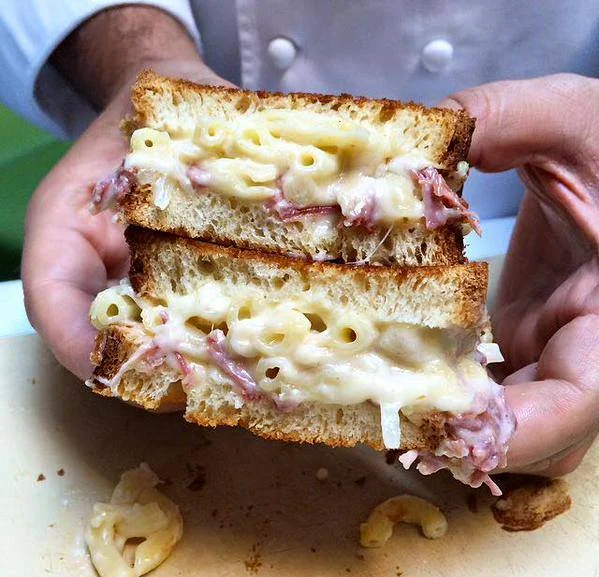 Mac Reuben Grilled Cheese
