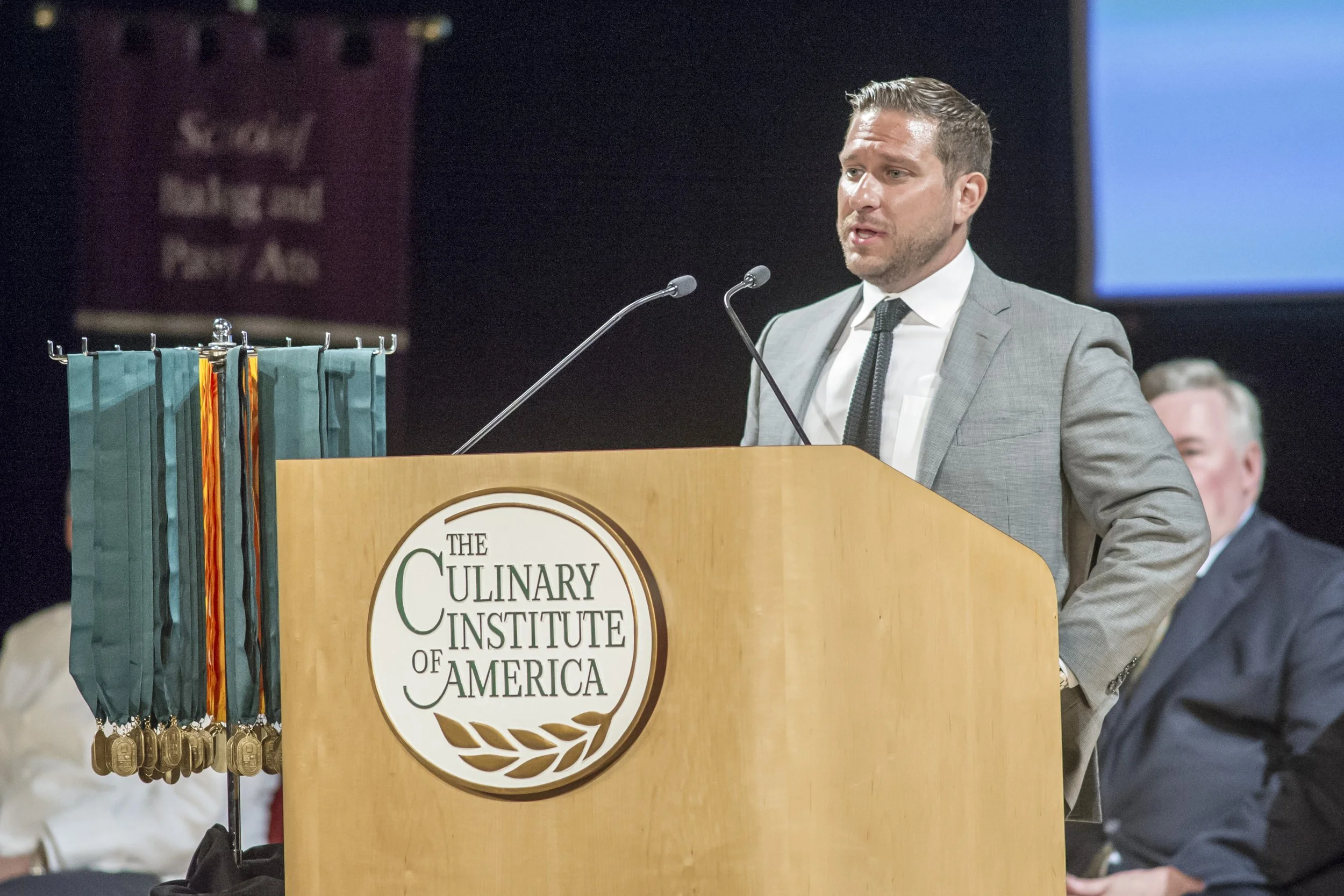 Chef Michael Ferraro Delivers Commencement Address at The Culinary Institute of America