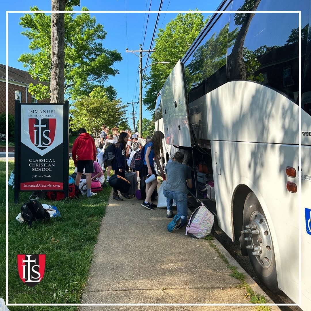 And they&rsquo;re off! ILS Upper School students are headed to three days of outdoor adventures at camp this week! Please join us in praying for a wonderful experience for them!
.
.
.
#ilsalexandria #immanuellutheranschool #classicallutheran #classic