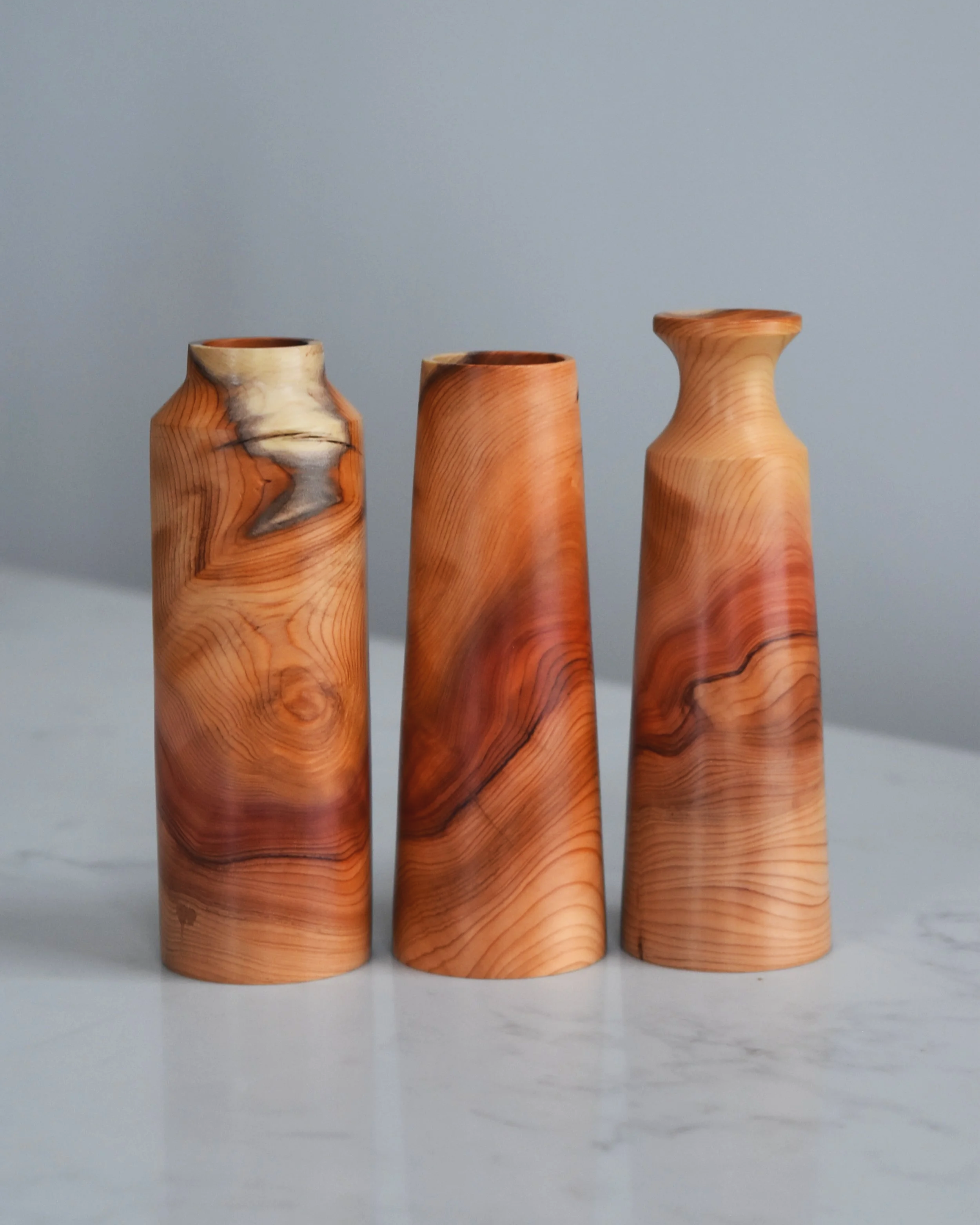 Sequential Yew Set of Three