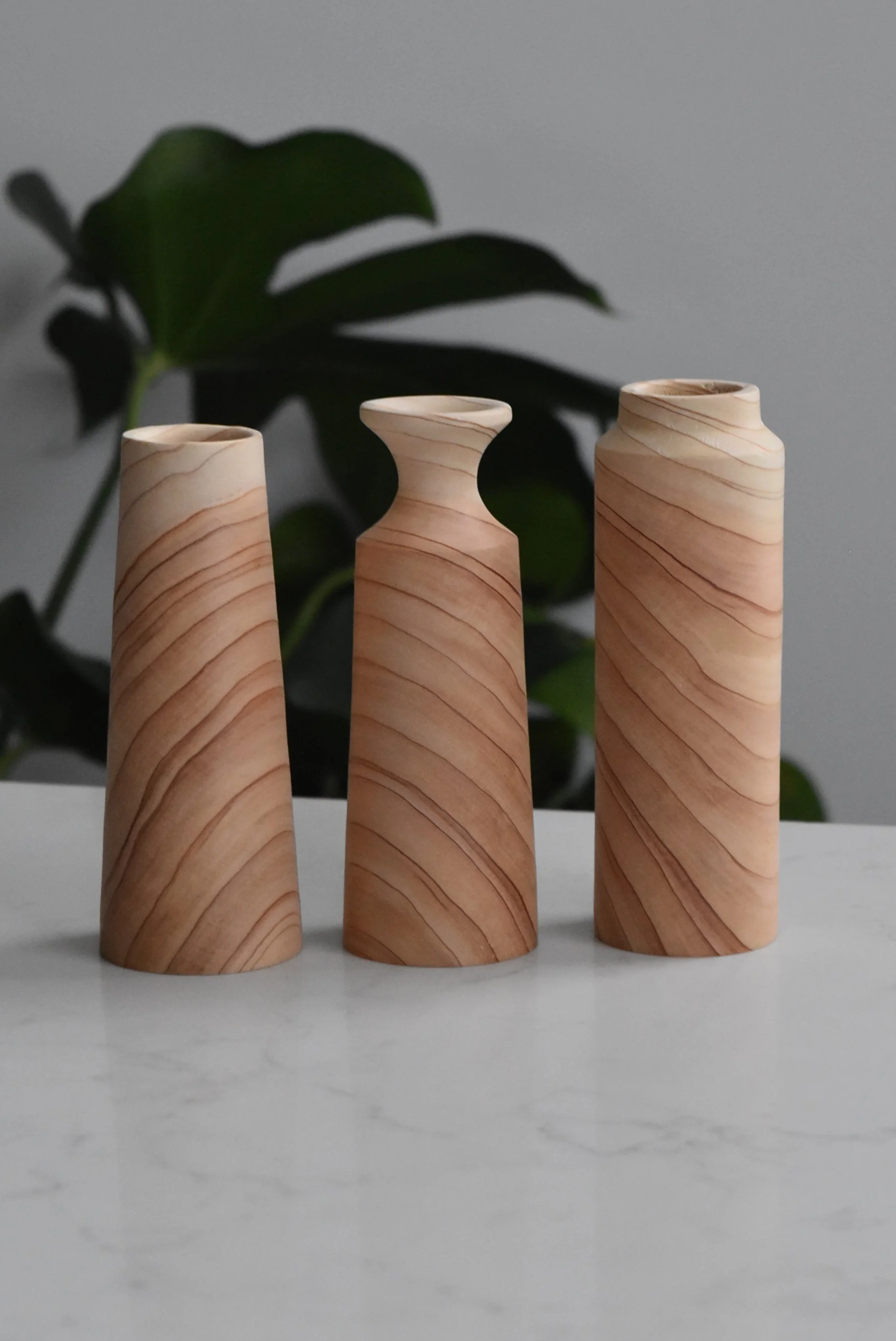 Vases in Thuya Wood