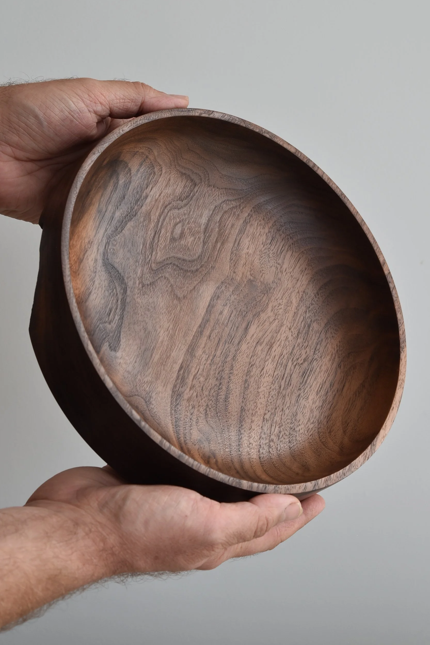 Fairlight Bowl in American Walnut With Bark Inclusion