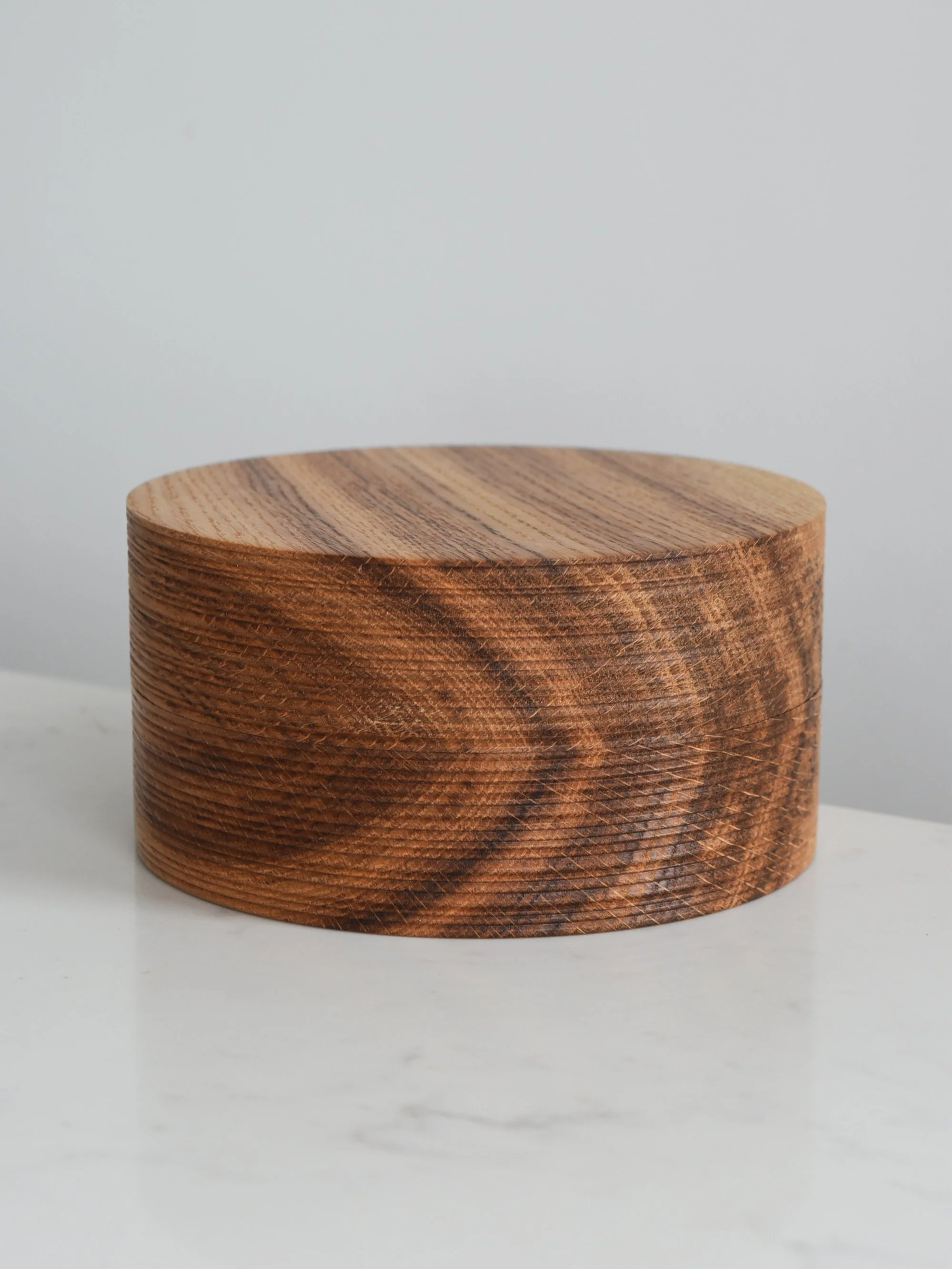 Linea Box in Brown Oak