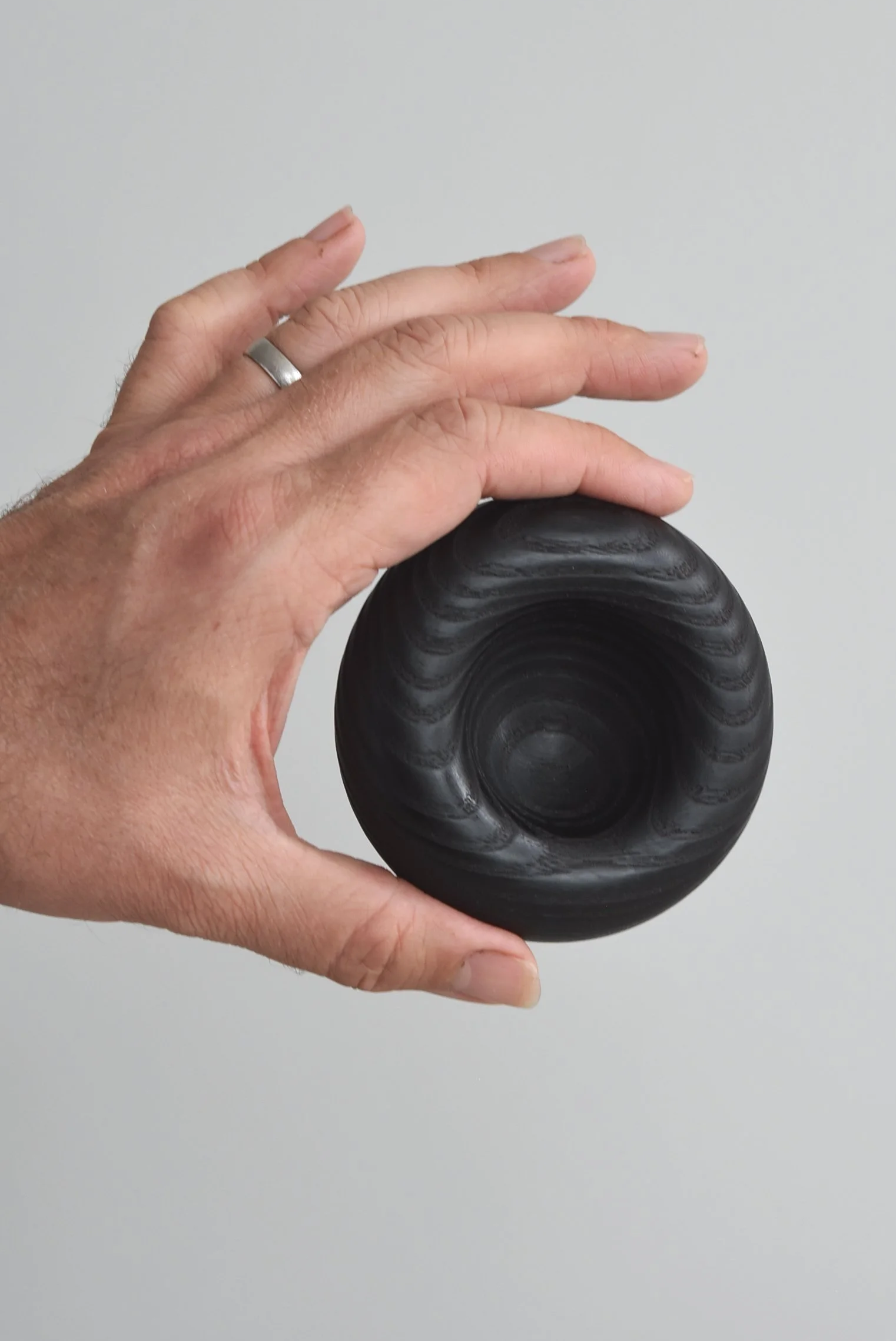 Deep Mini Pillow in Ash with Yakisugi