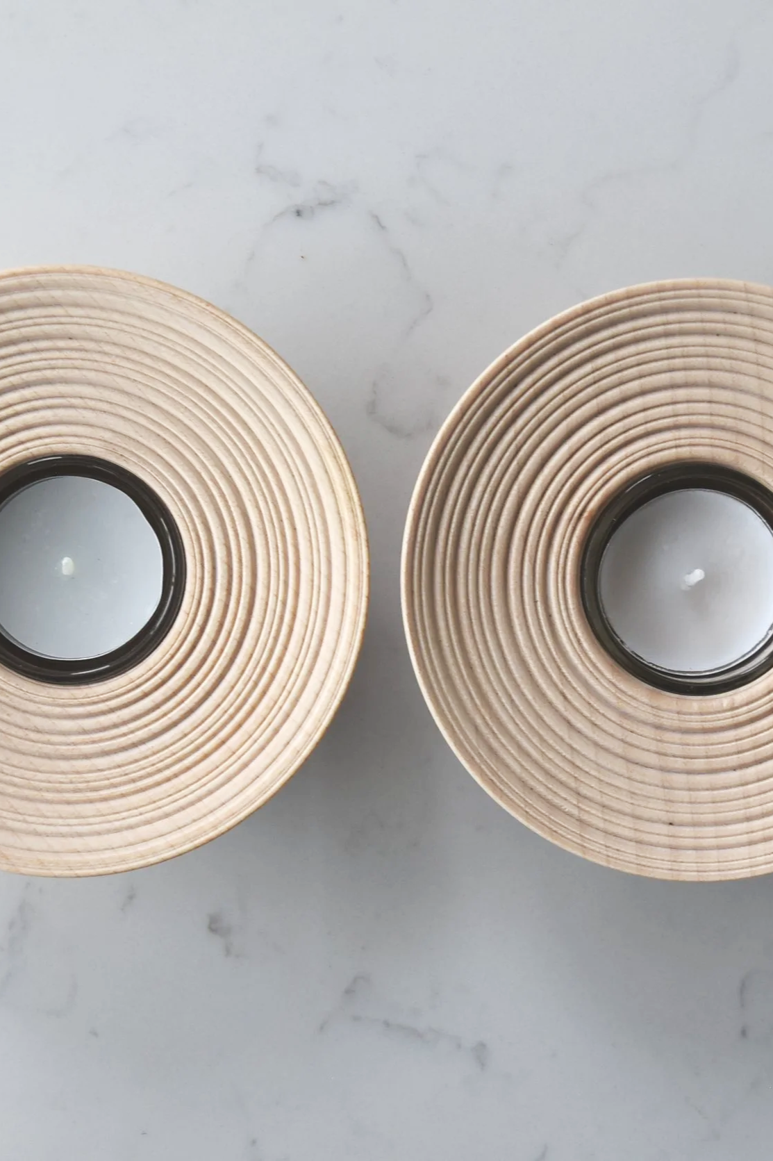 Pair of Linea Sensai Candle Holders