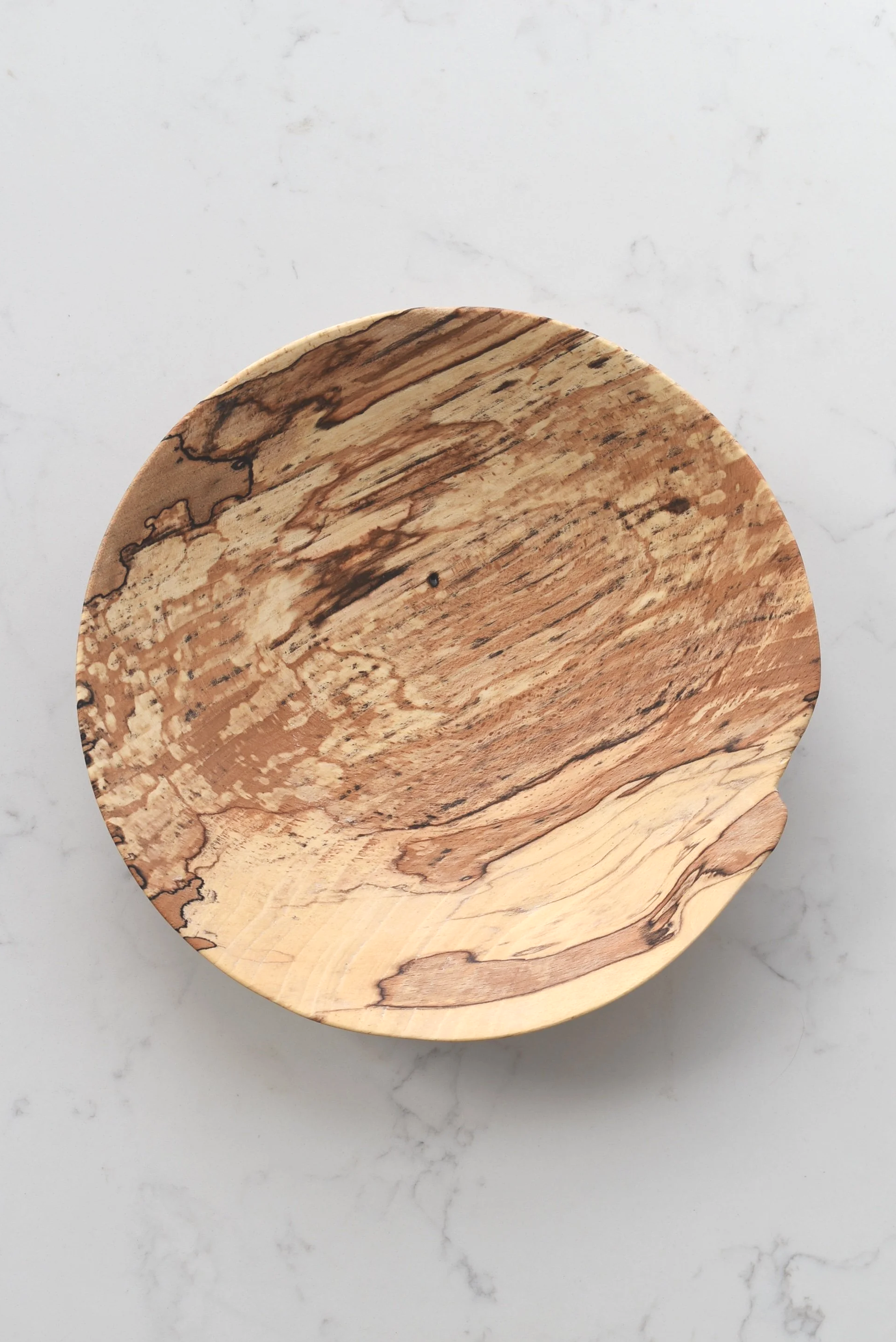 Thin Sensai Bowl in Patterned Beech
