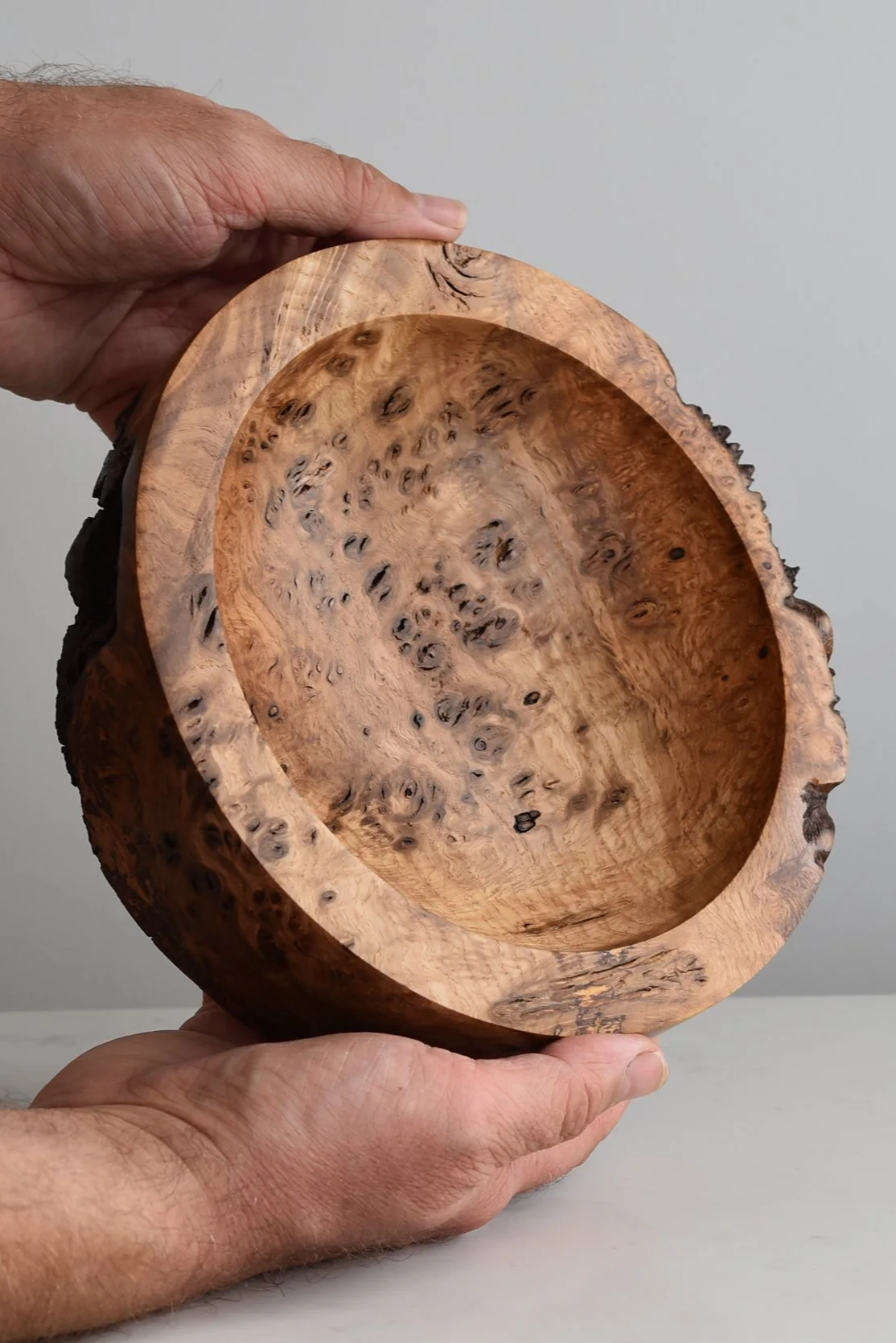 Monument Bowl in Burr Oak