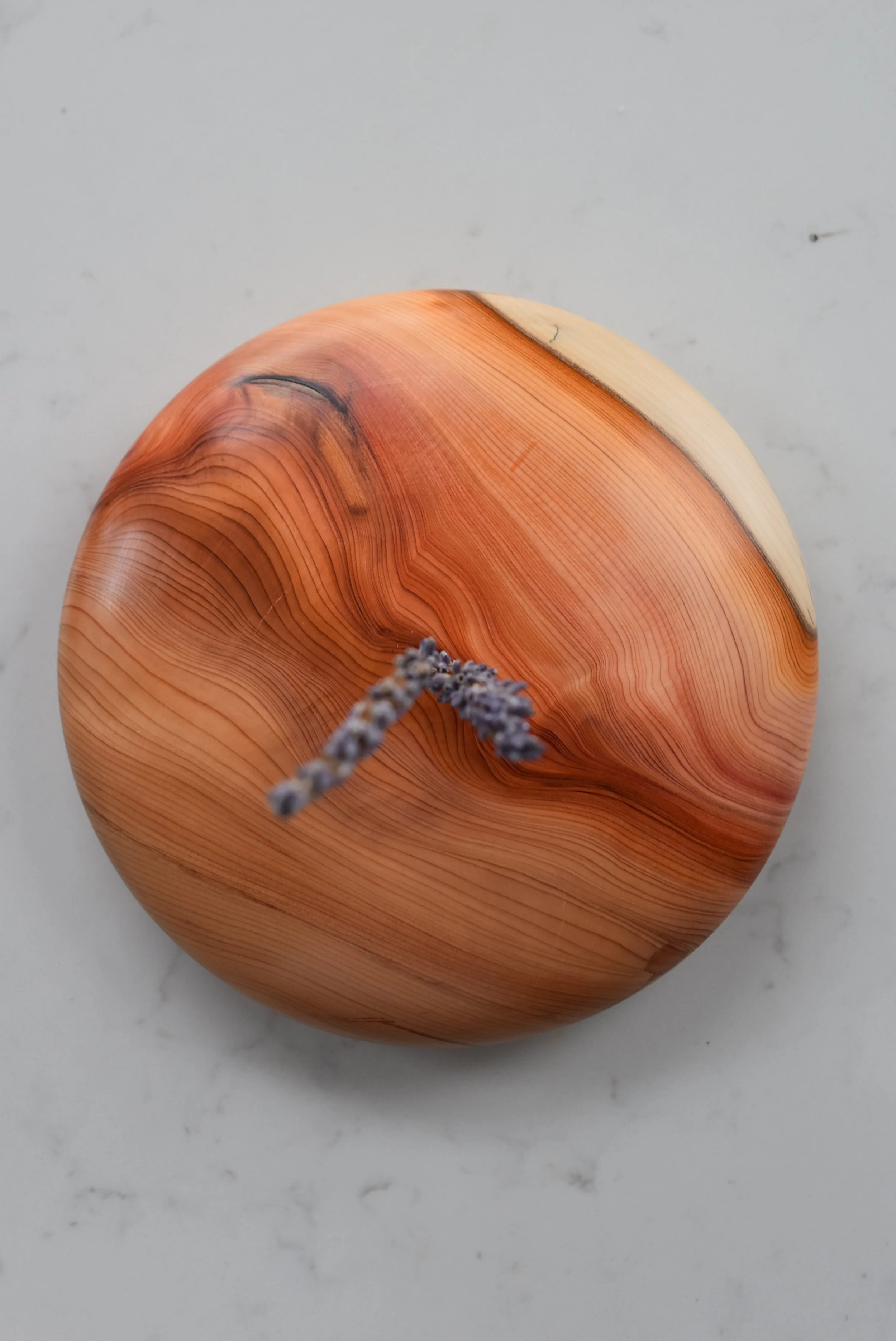 River Stone Vase in English Yew