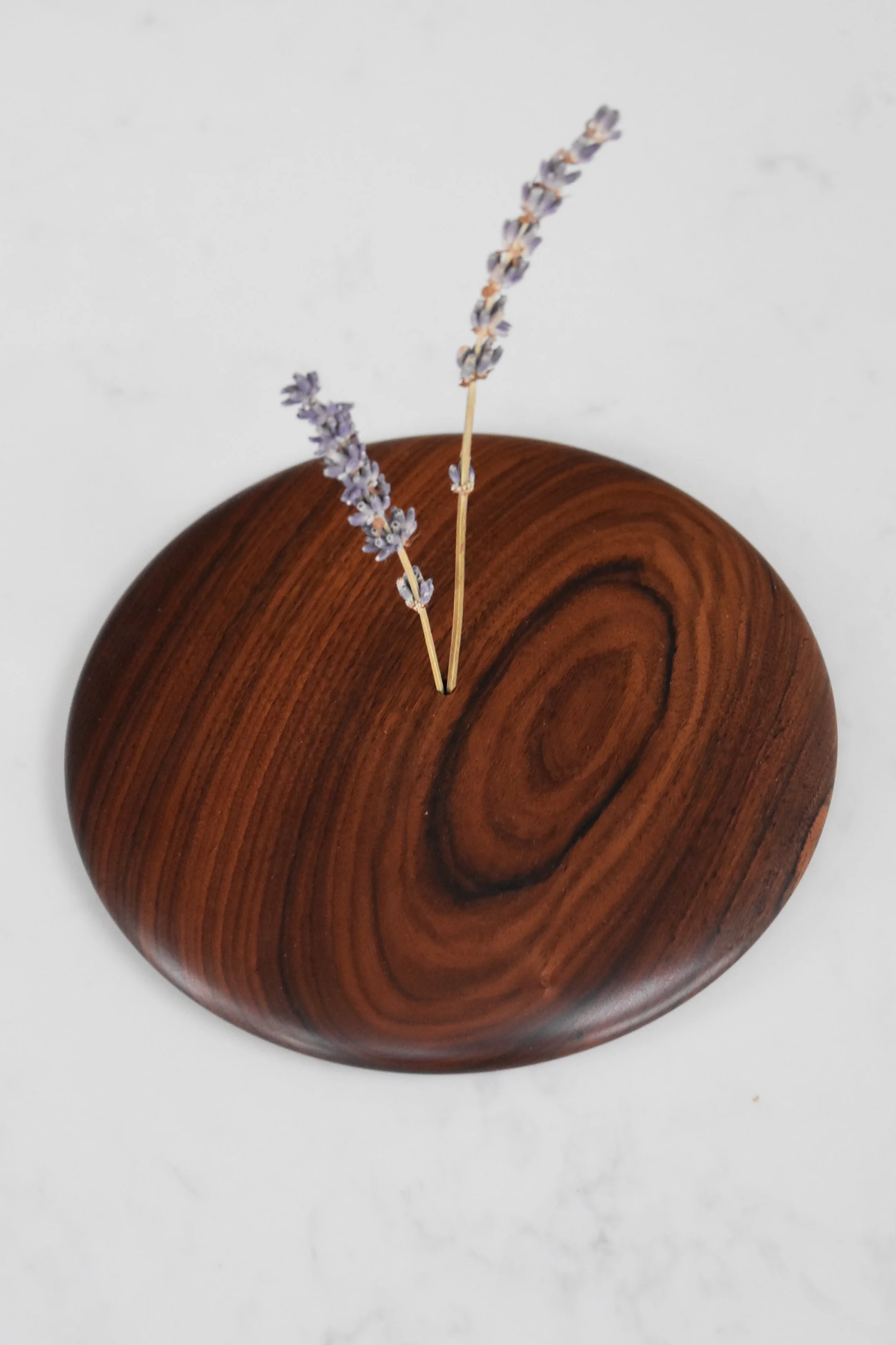 River Stone Vase in Santos Rosewood