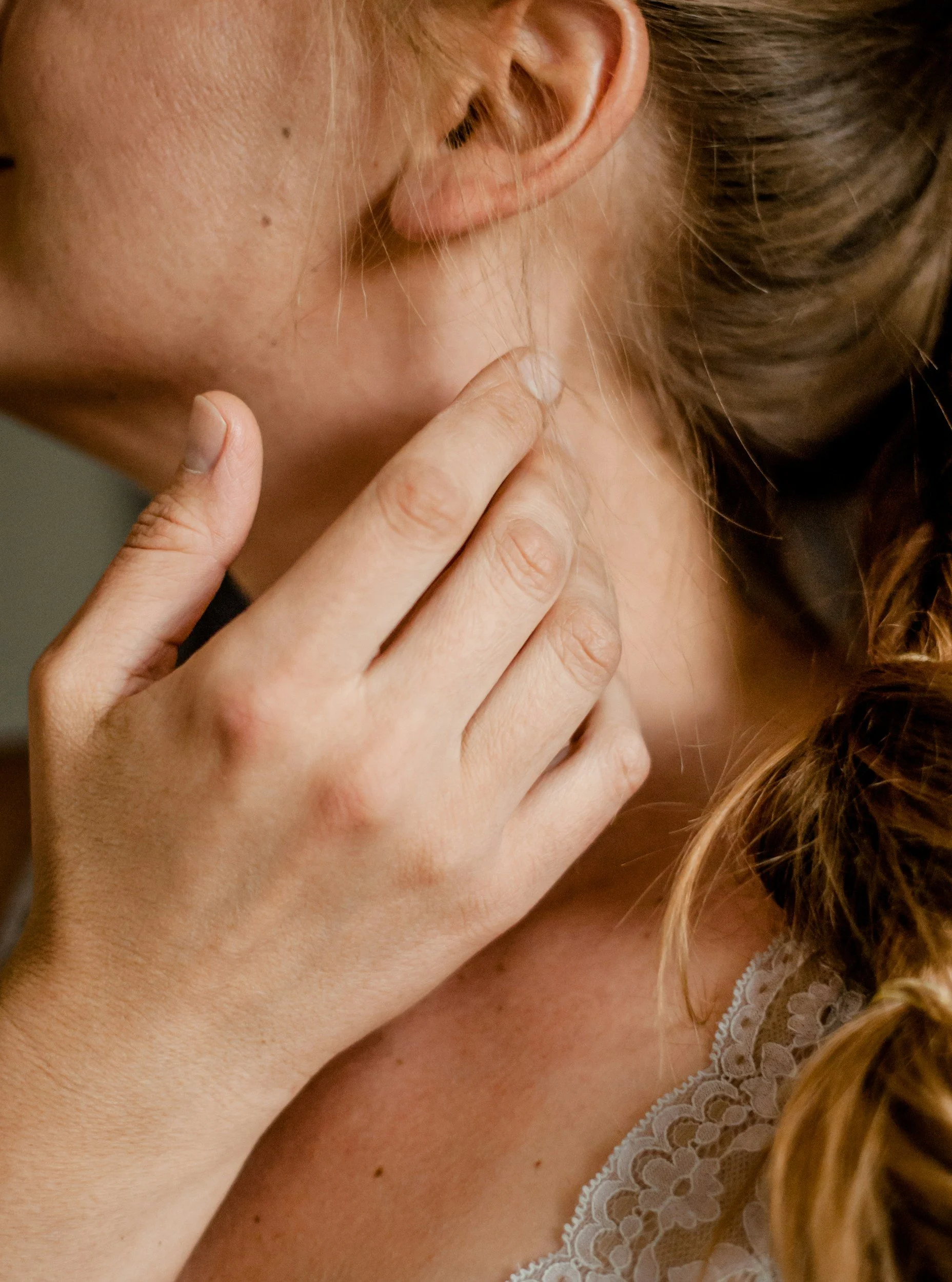 “I hold all my stress in my neck”