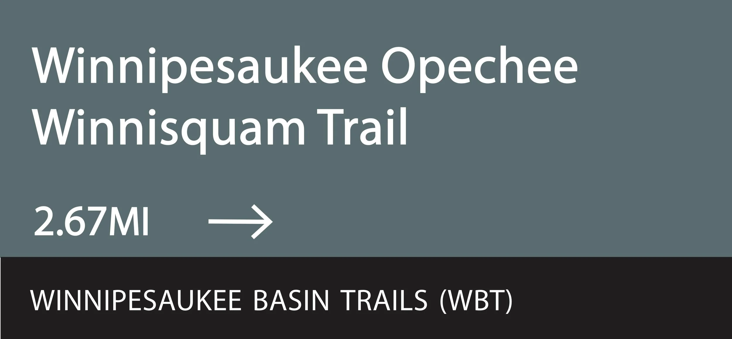 Group 4; Beau Pingree, Lindsey Smith and Siobhan Chase Winnipesaukee Basin Trail Signage Design
