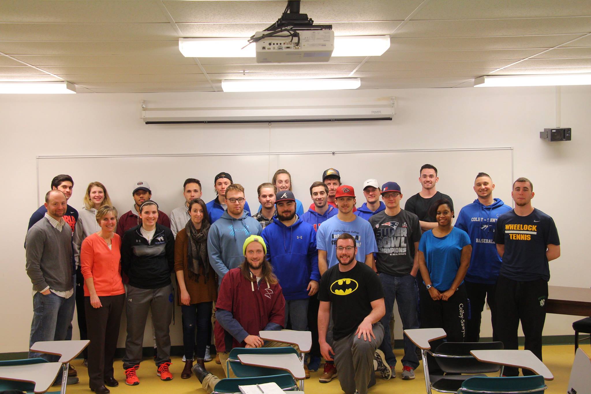 Professor Stacey Watts' Sport & Recreation Programming and Administration Class meeting with Marty Parichand of Outdoor New England. 