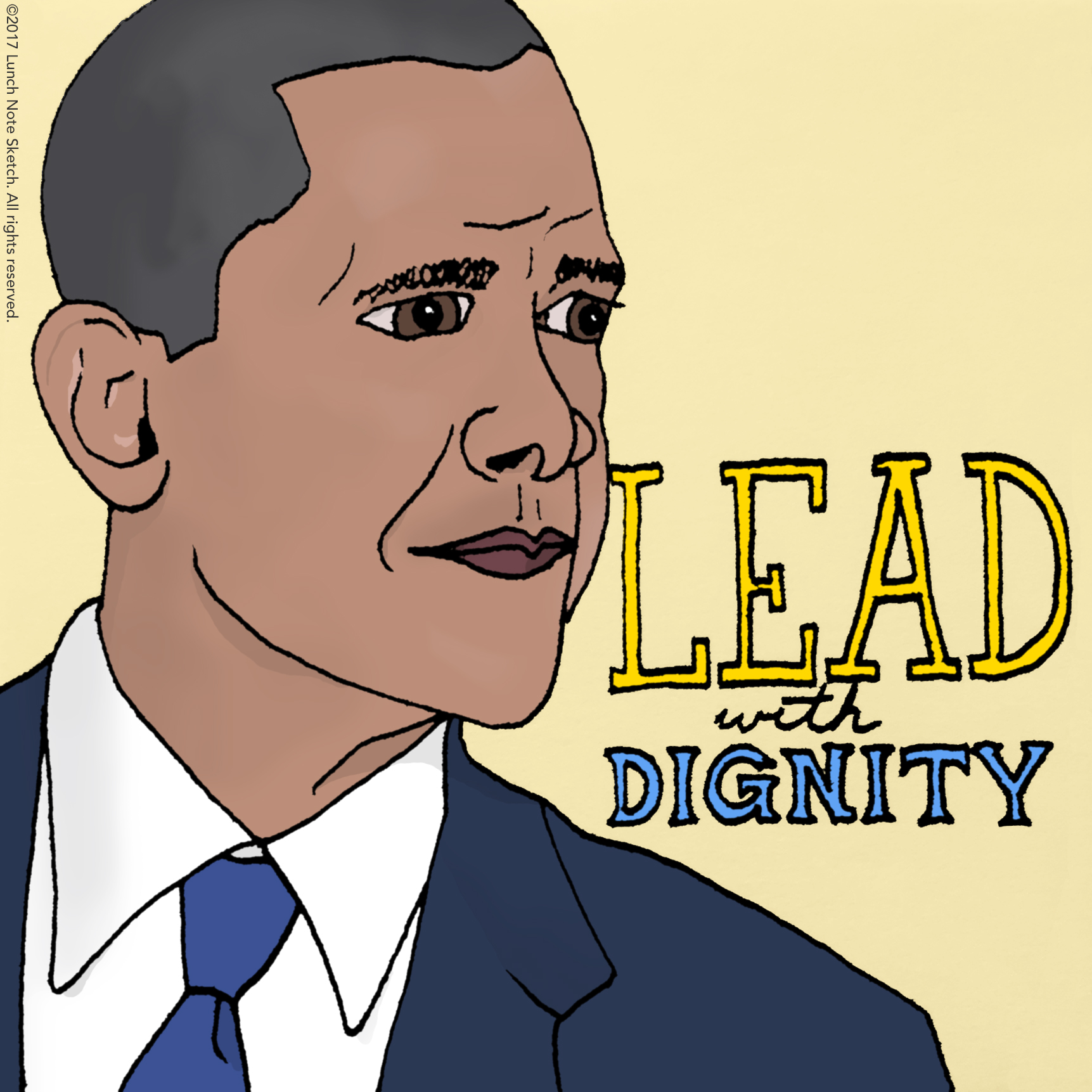 Lead with Dignity meant to inspire civility and respect.