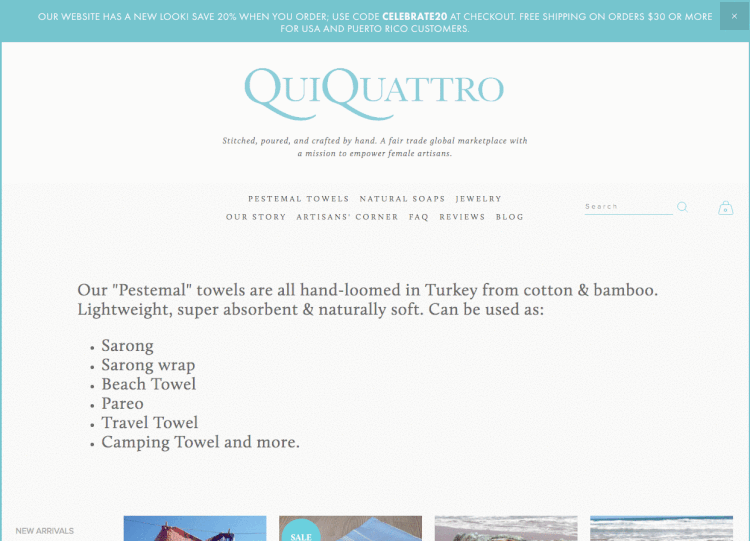 Example of product reviews on a Squarespace product page