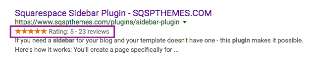 Review rich snippets - using wiremo widget