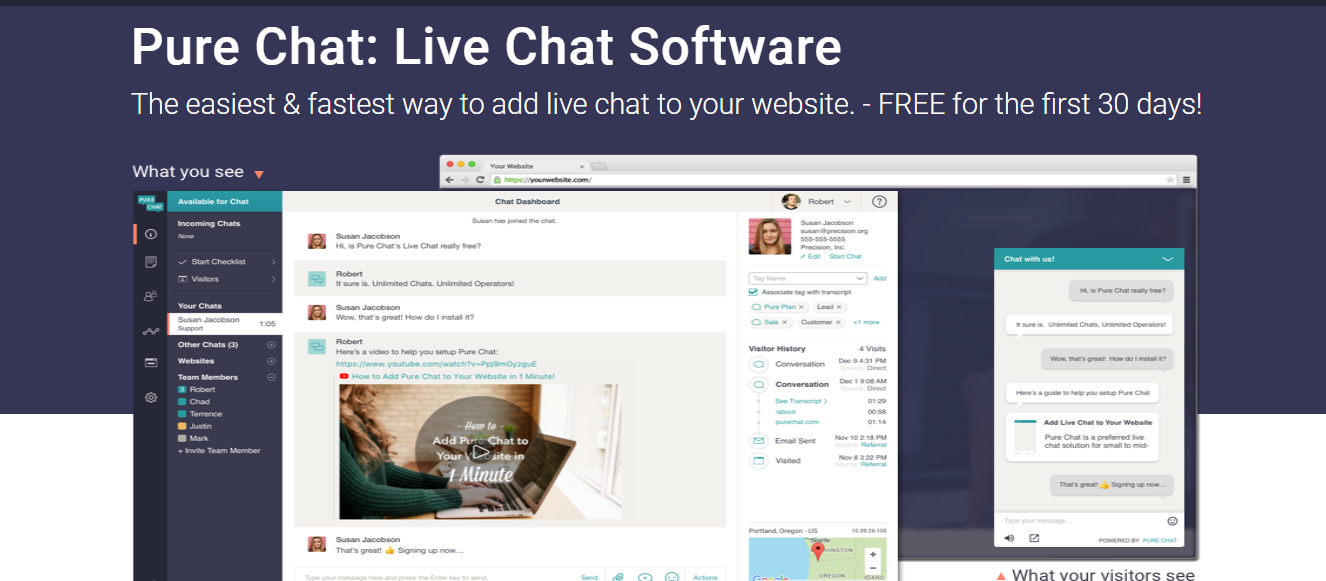 Web plugin chat free ImbaChat