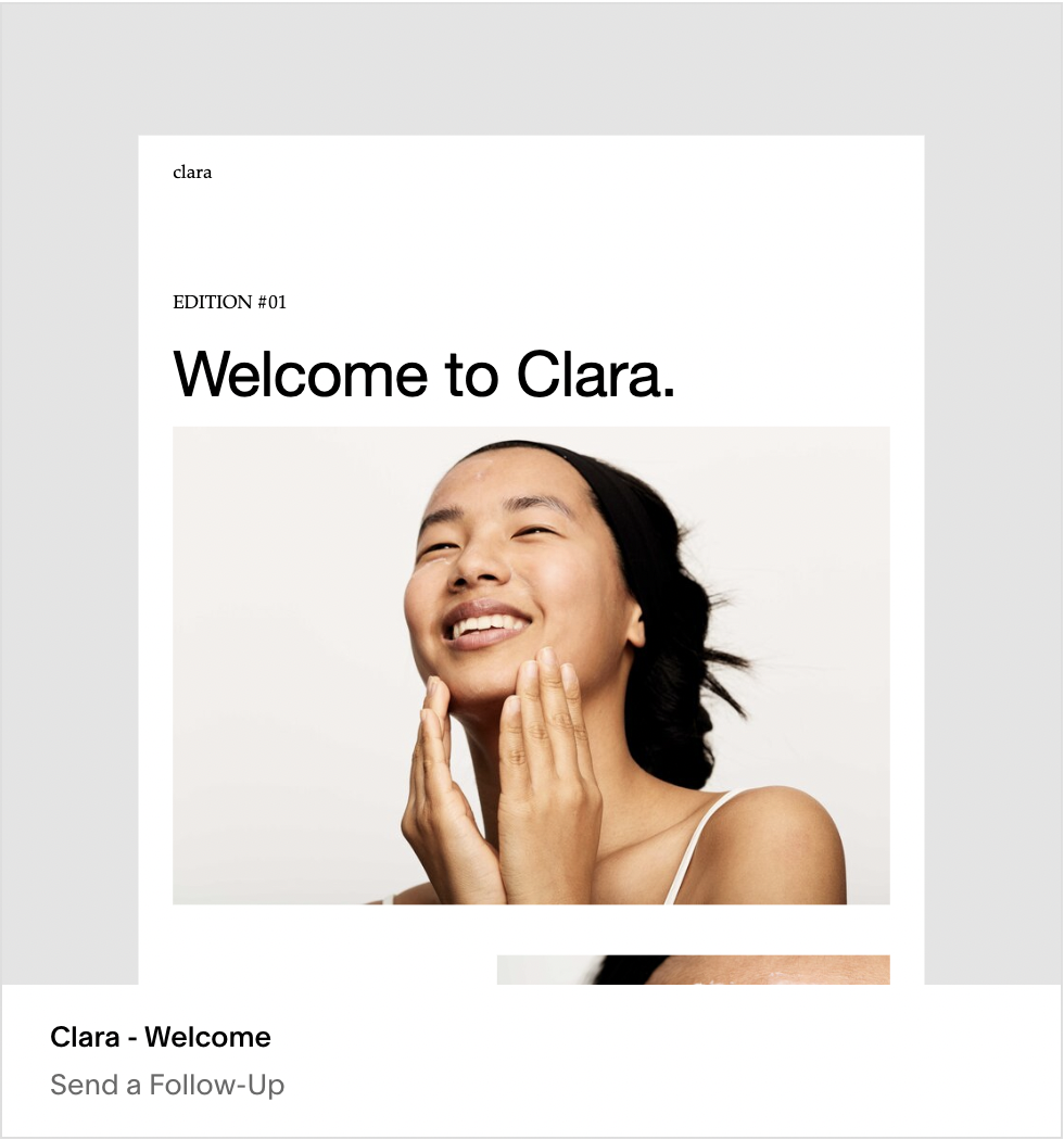 Clara Email Template