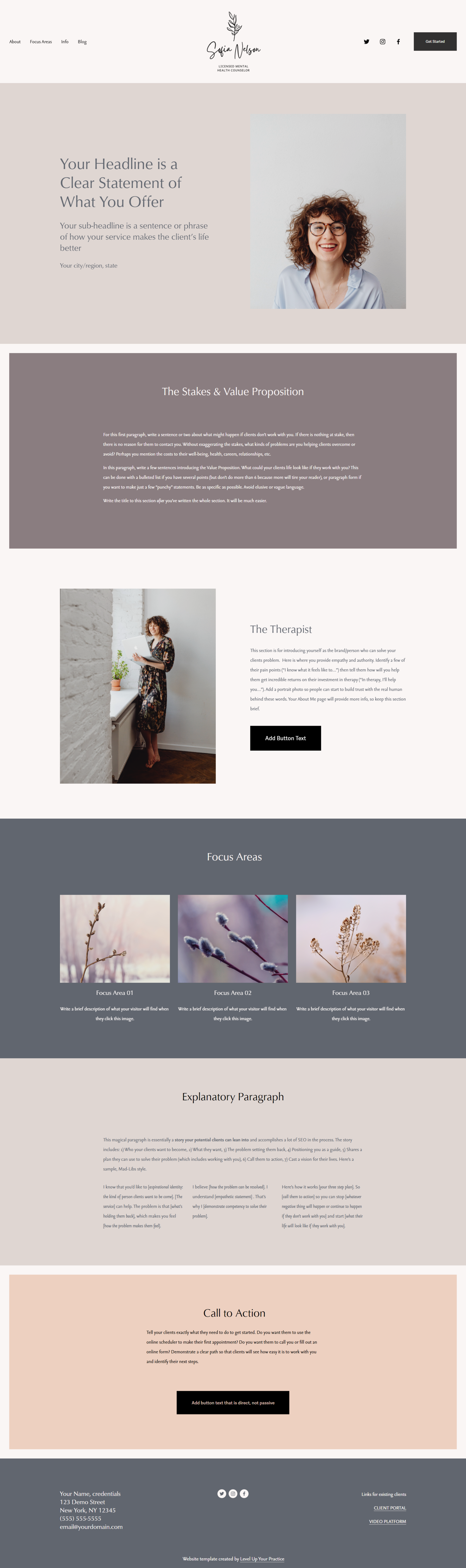 Best Squarespace Templates for Therapists