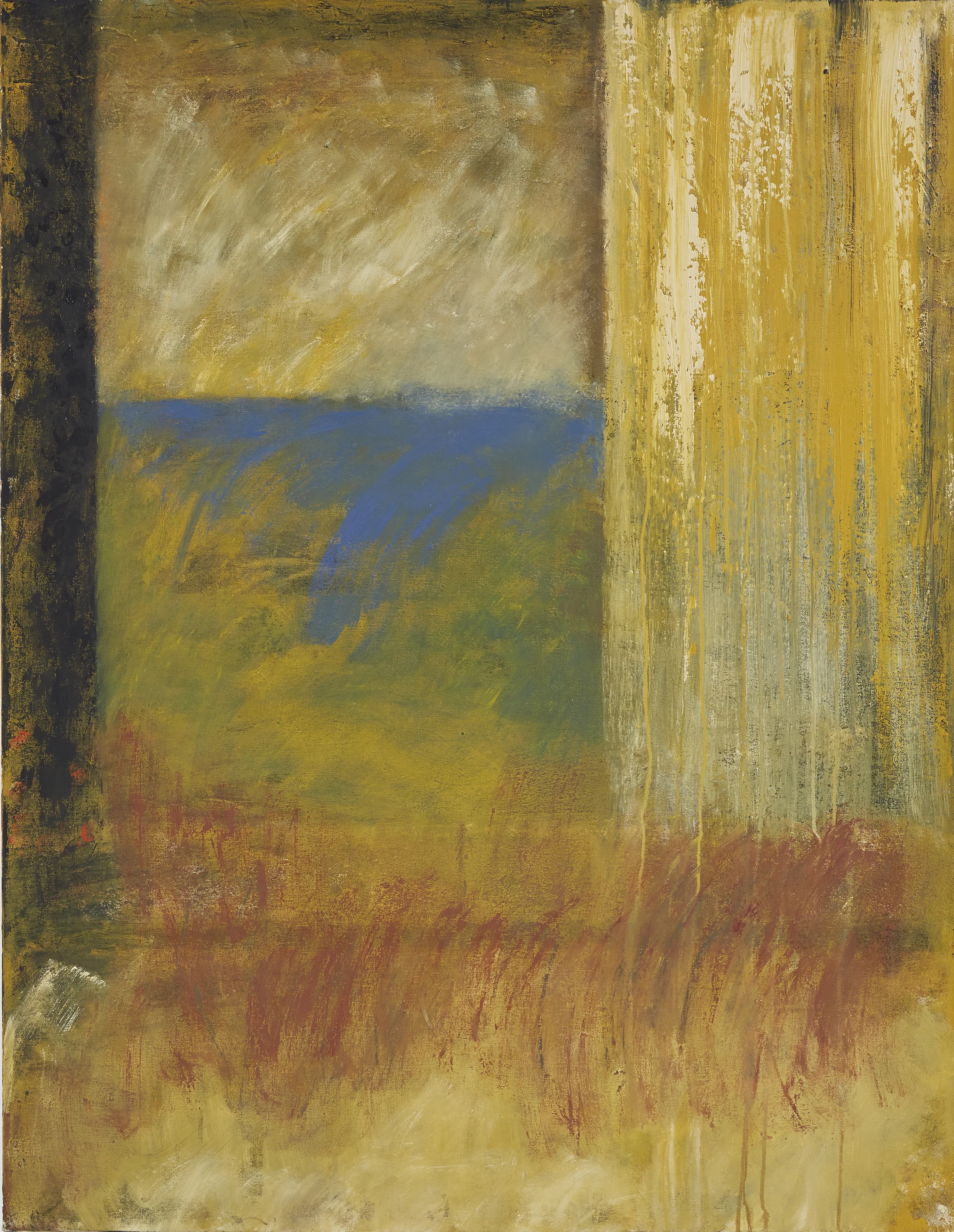 Untitled: Gold & Blue