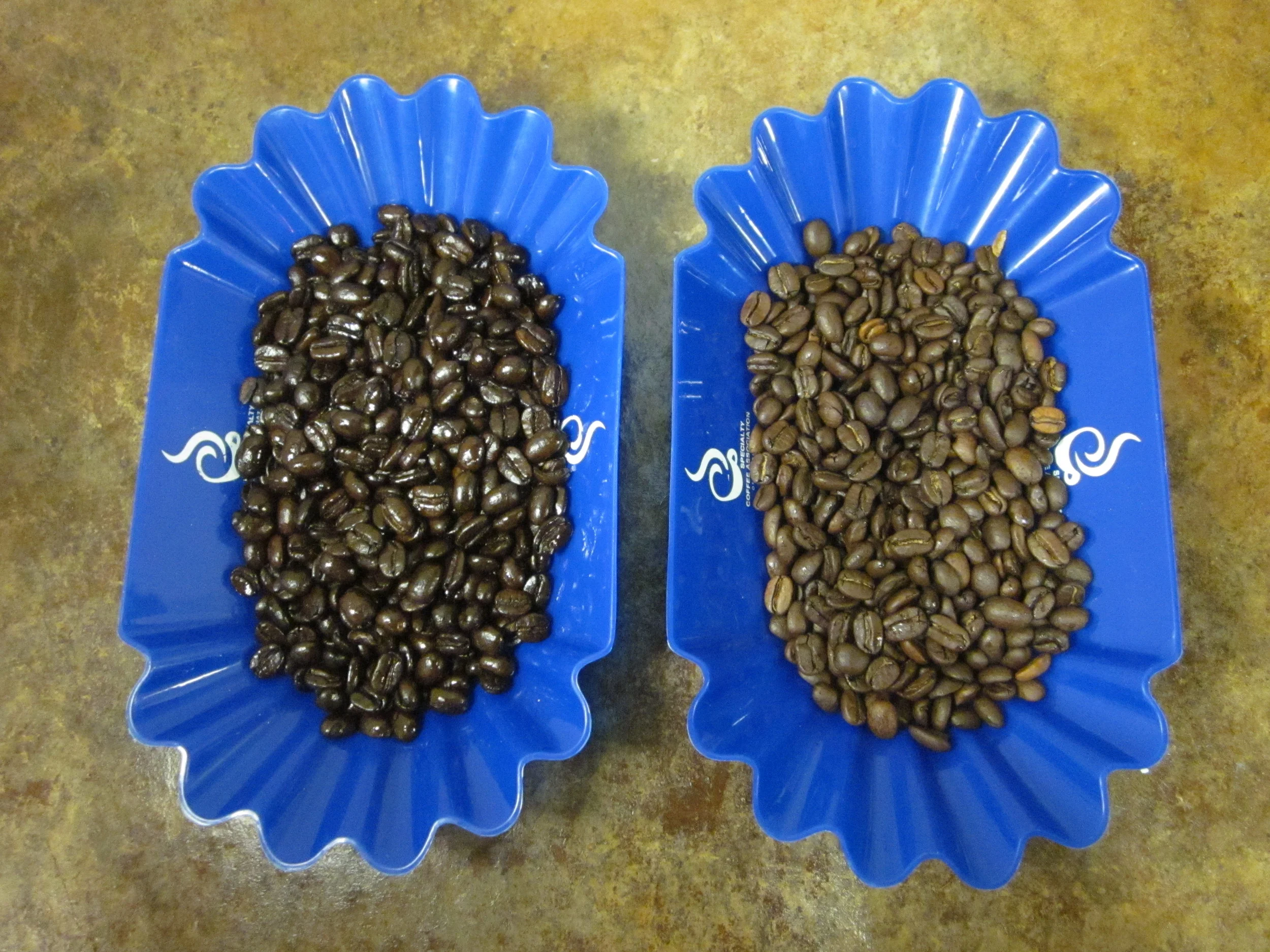 The darker the roast, the bolder the coffee.